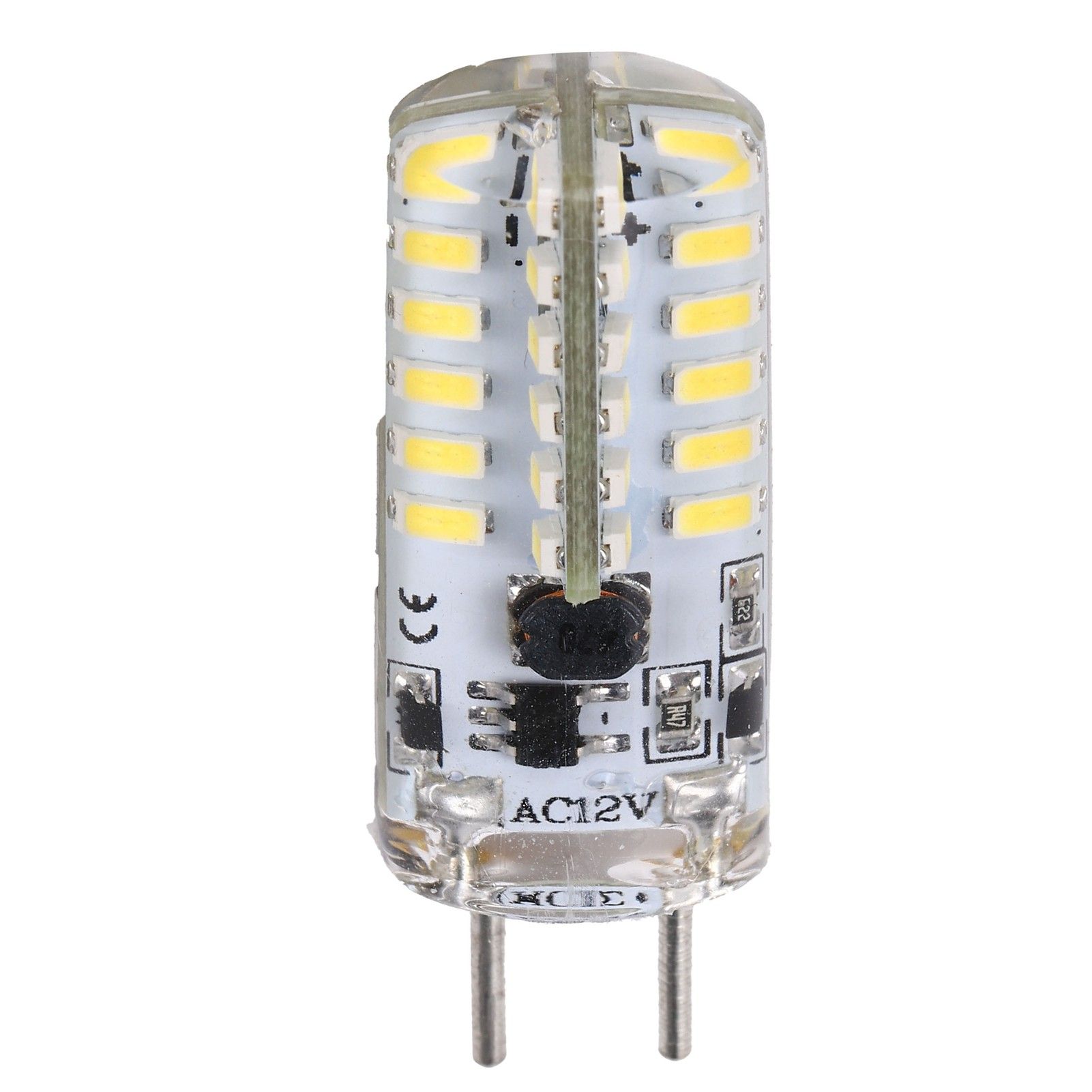 48LED Silicone Bulb 3W 300LM GY6.35 BiPin Bulb AC12V for Chandelier Ceiling view 9