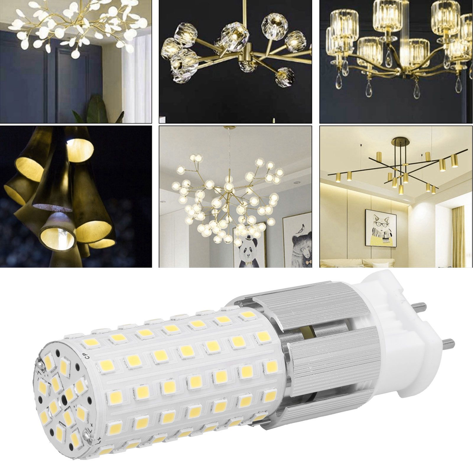 G12 96LED Light Corn Lamp 15W 1500LM Light Bulb for Chandelier Wall Lamp view 11