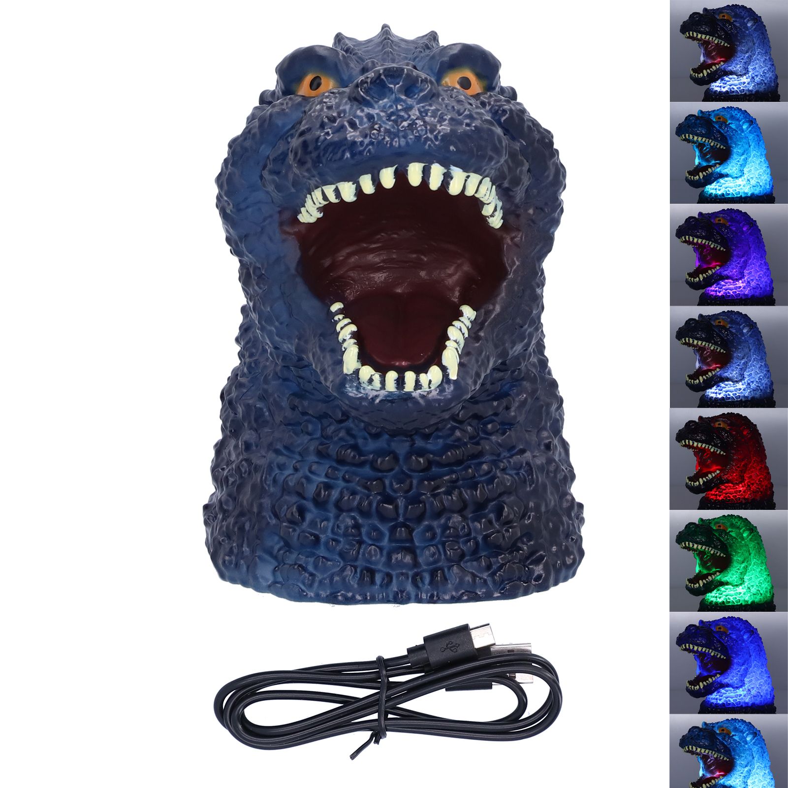 Dinosaur Night Light LED Bedside Lamp Touch Silicone Lamp Birthday Gifts USB view 5