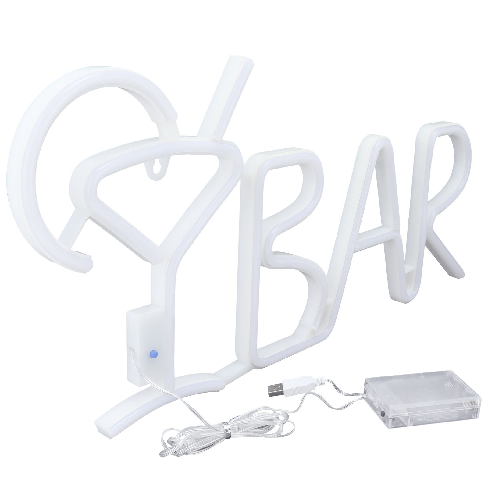 BAR Neon LED Purple 24‑key Remote Control 8‑mode Wall Light Neon Lights for view 7