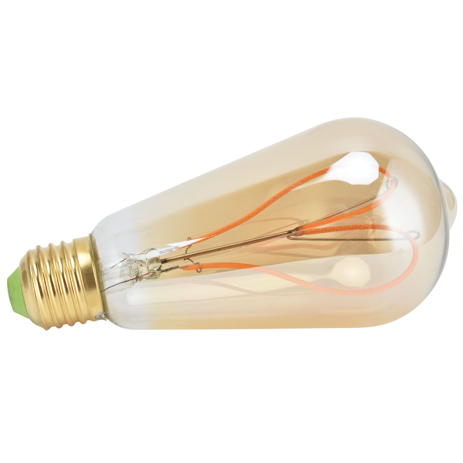 Vintage Light Bulb E27 4W High Light Transmittance Flexible Spiral Filament view 3