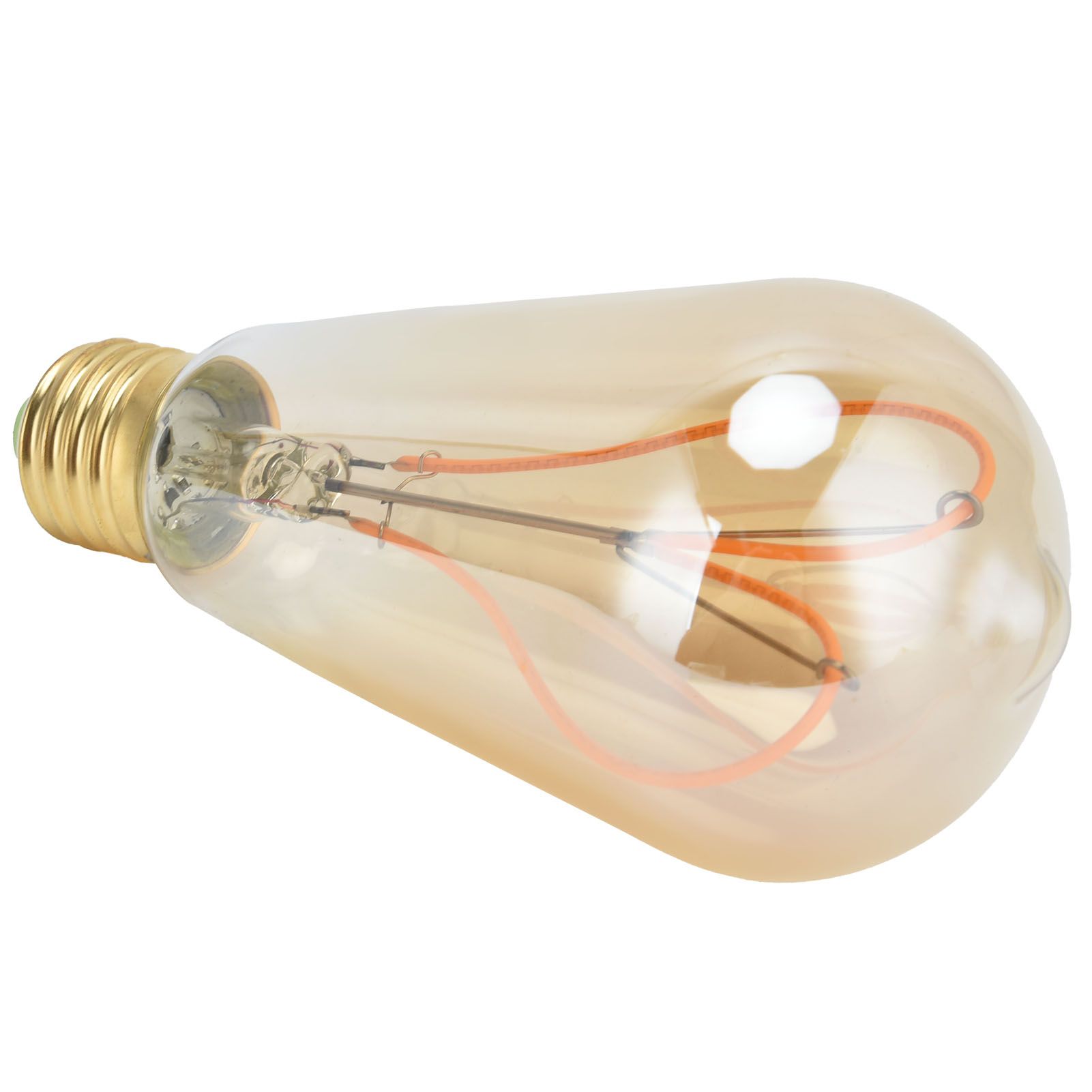 Vintage Light Bulb E27 4W High Light Transmittance Flexible Spiral Filament view 4