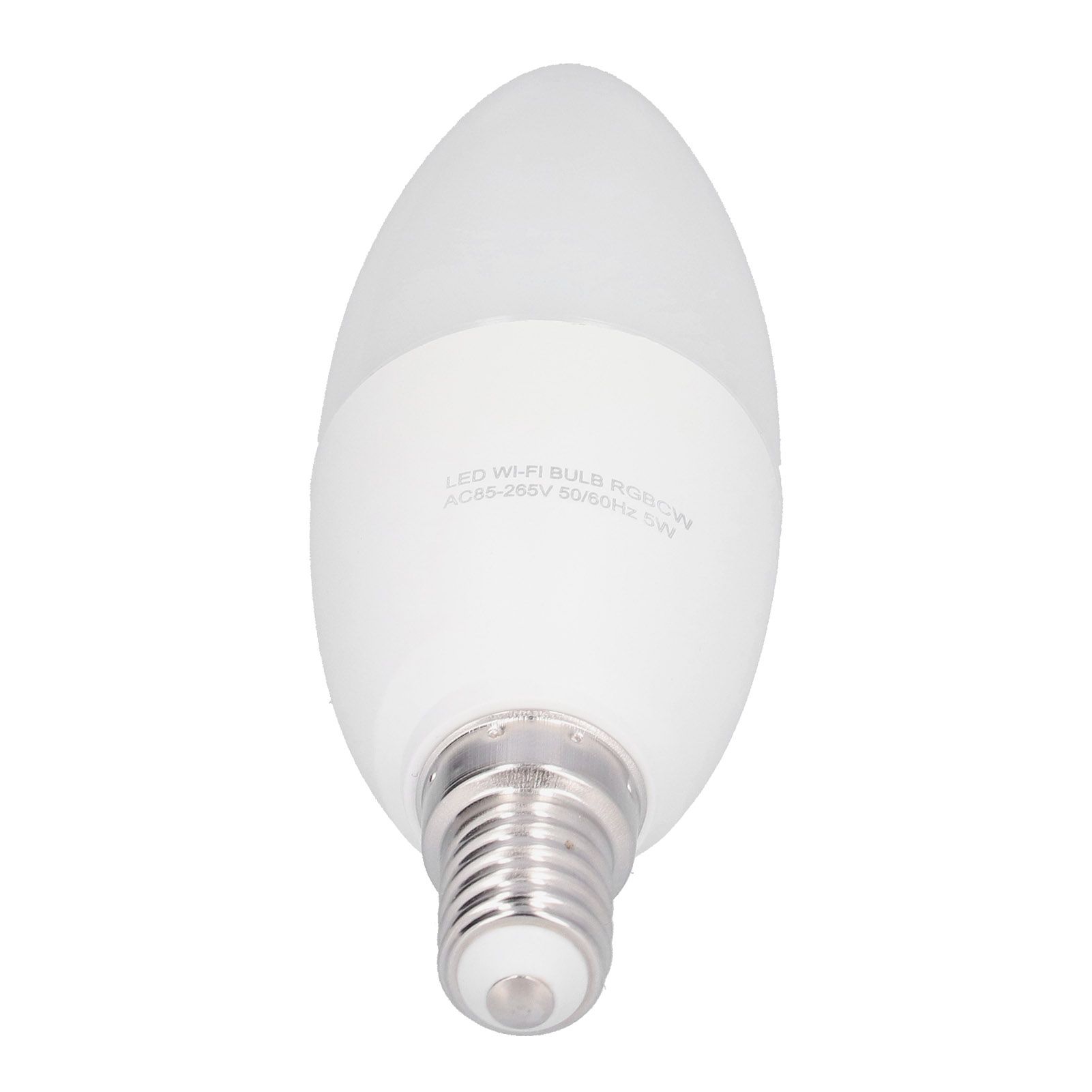 E14 Light Bulb 5W RGB Candle Lamp Bulb Support WIFI APP Control AC85265V 50Hz 60Hz view 8