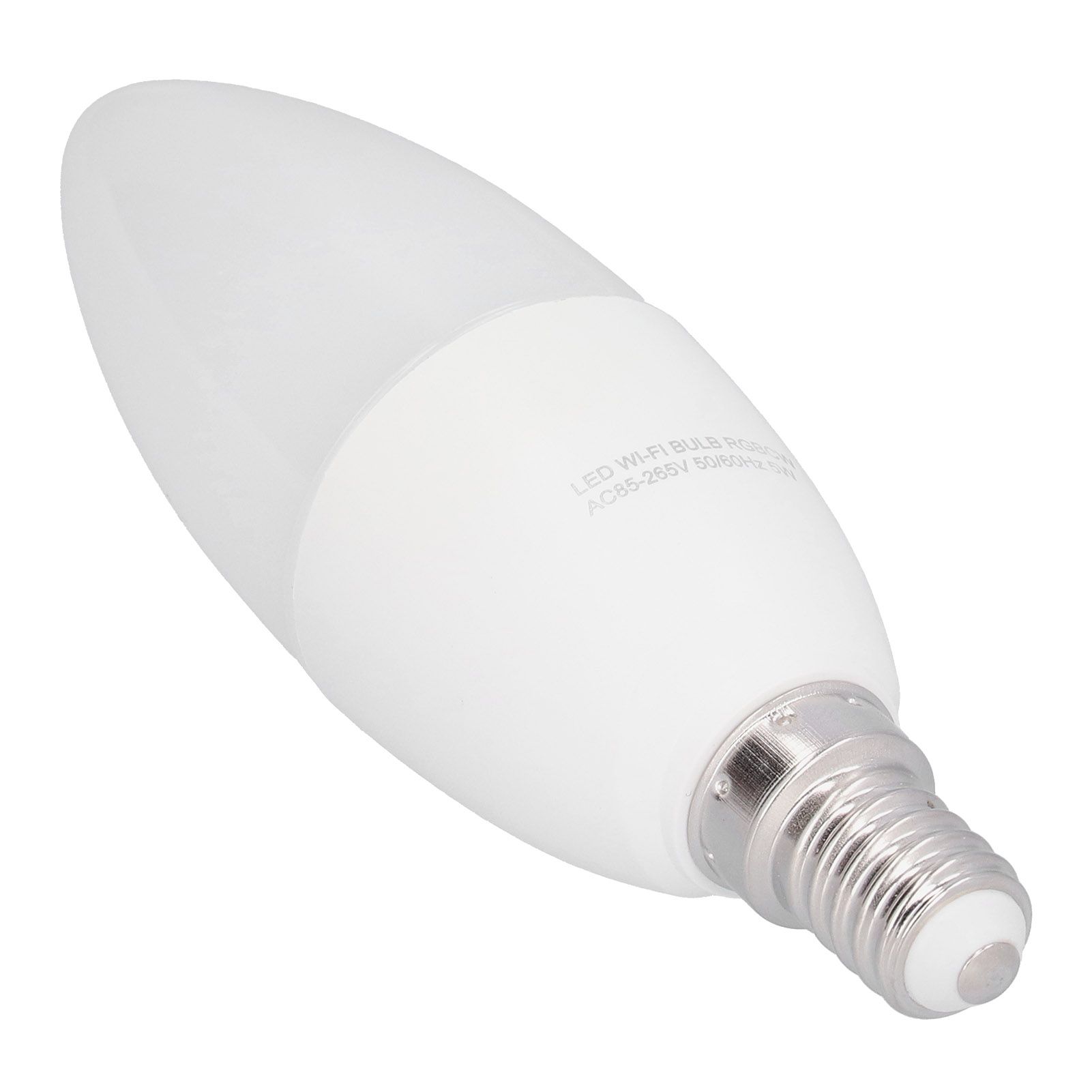E14 Light Bulb 5W RGB Candle Lamp Bulb Support WIFI APP Control AC85265V 50Hz 60Hz view 9