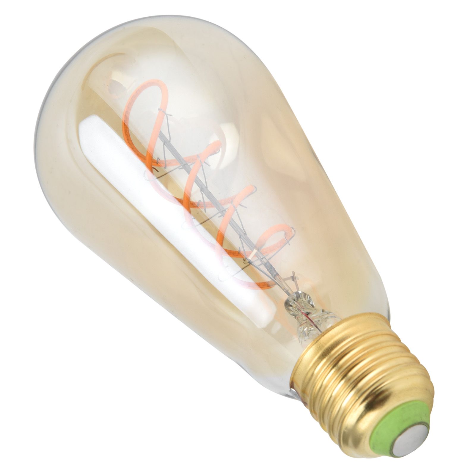 ST64 Lamp Bulb E27 4W Vintage DoubleSpiral Dimmable Filament Bulb 220V Warm view 3