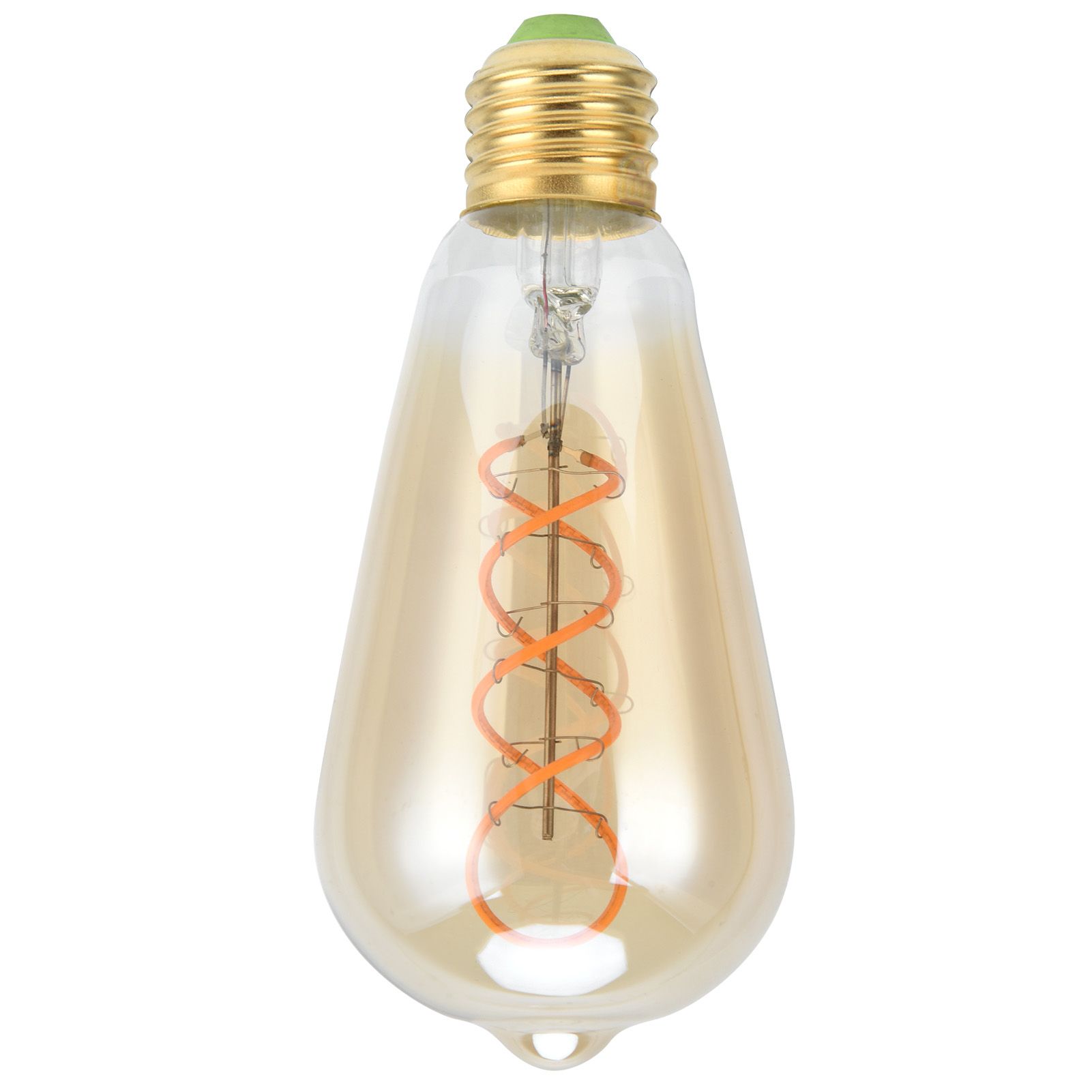 ST64 Lamp Bulb E27 4W Vintage DoubleSpiral Dimmable Filament Bulb 220V Warm view 9