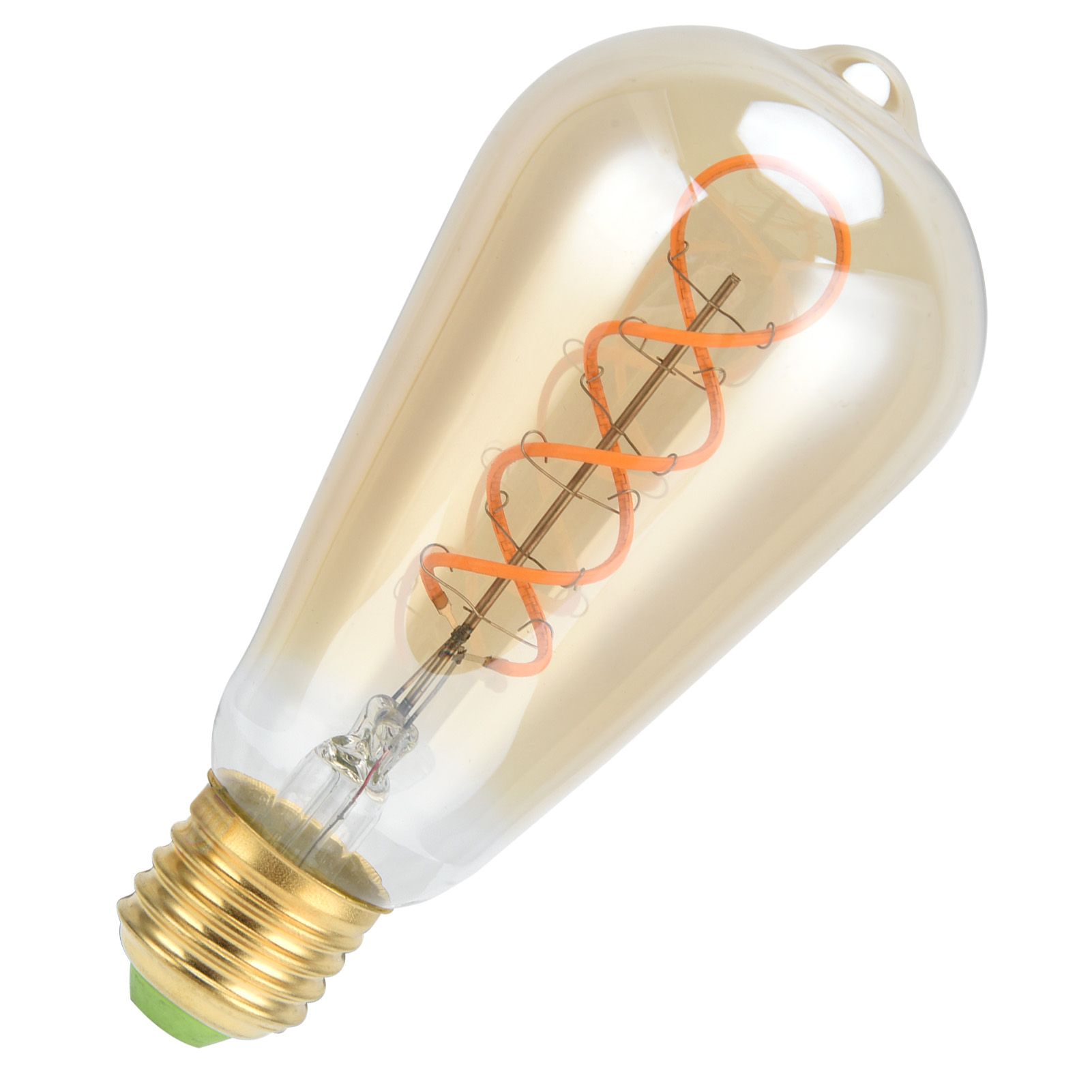 ST64 Lamp Bulb E27 4W Vintage DoubleSpiral Dimmable Filament Bulb 220V Warm view 10