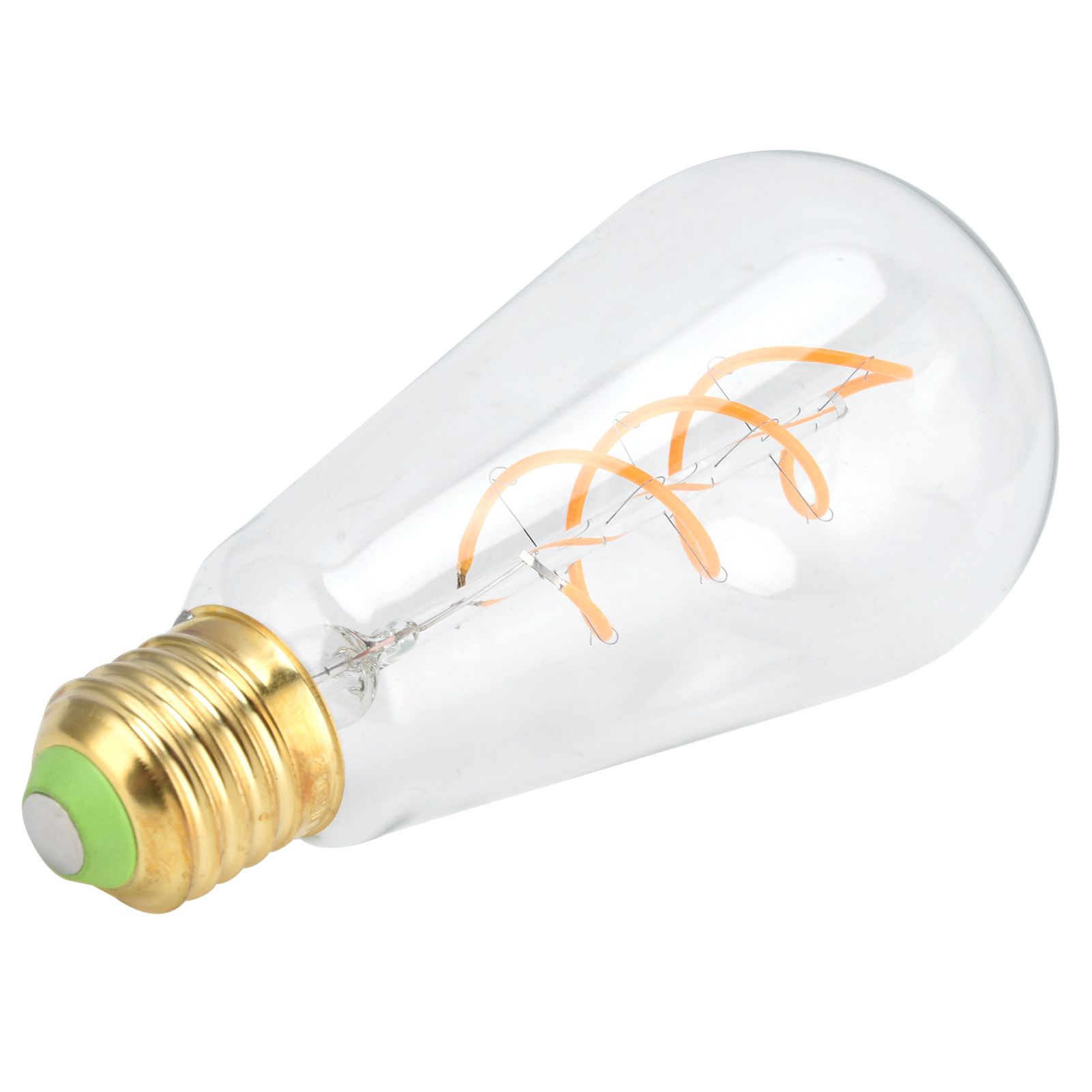ST64 Lamp Bulb E27 4W Vintage DoubleSpiral Dimmable Filament Bulb 220V Warm view 4