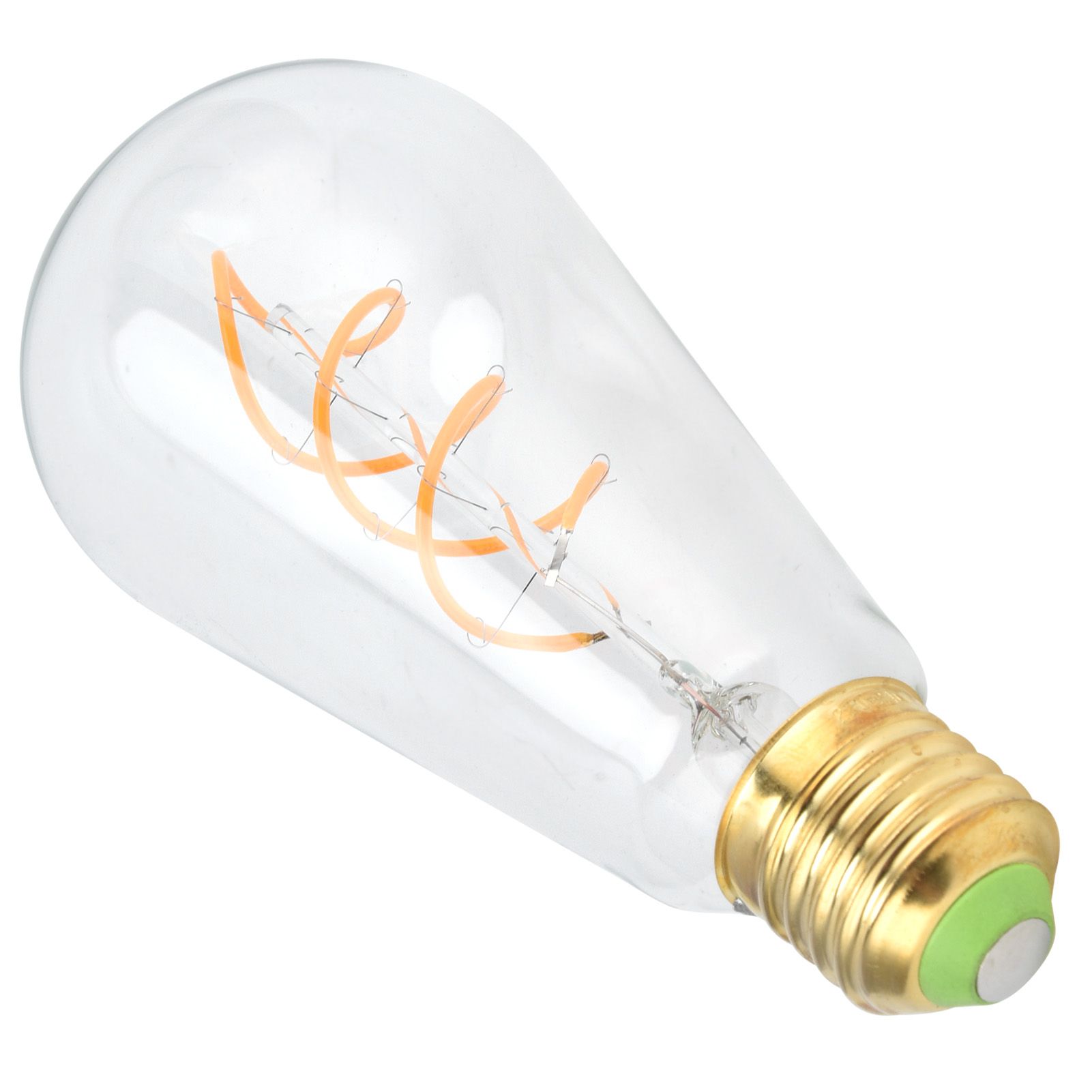 ST64 Lamp Bulb E27 4W Vintage DoubleSpiral Dimmable Filament Bulb 220V Warm view 6