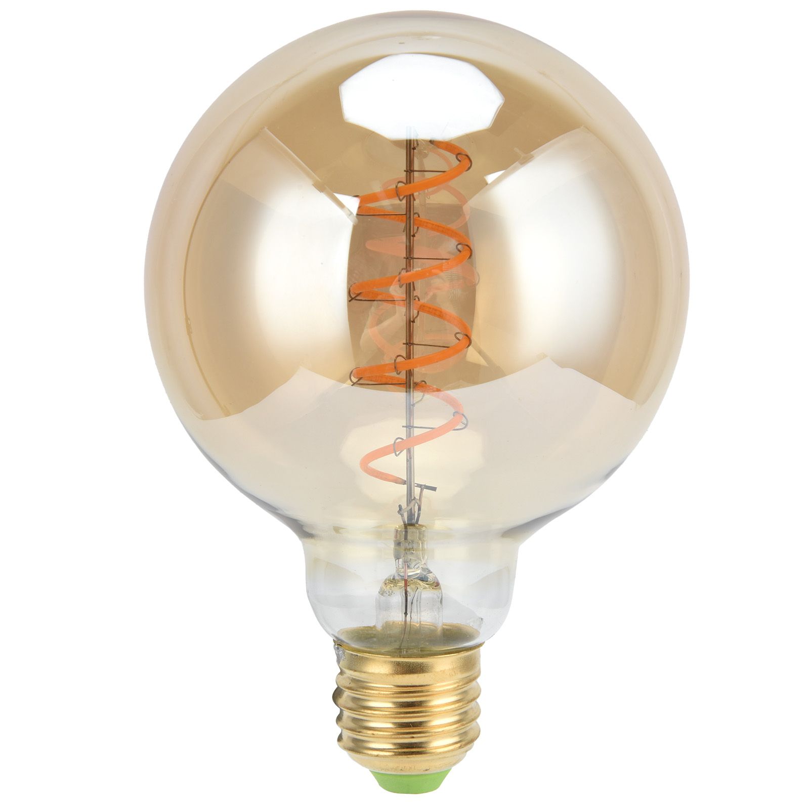 G95 LED Bulb 4W 220V Antique Style Dimmable Flexible Filament Light Bulb Warm view 2