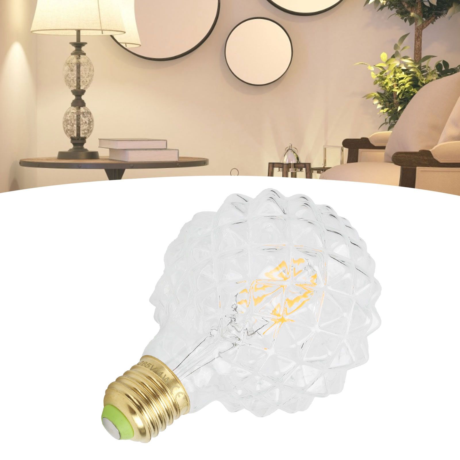 G95 Retro Bulb E27 Unique Shape Vintage Filament Lamp Bulb 4W 220V 360lm Warm view 11