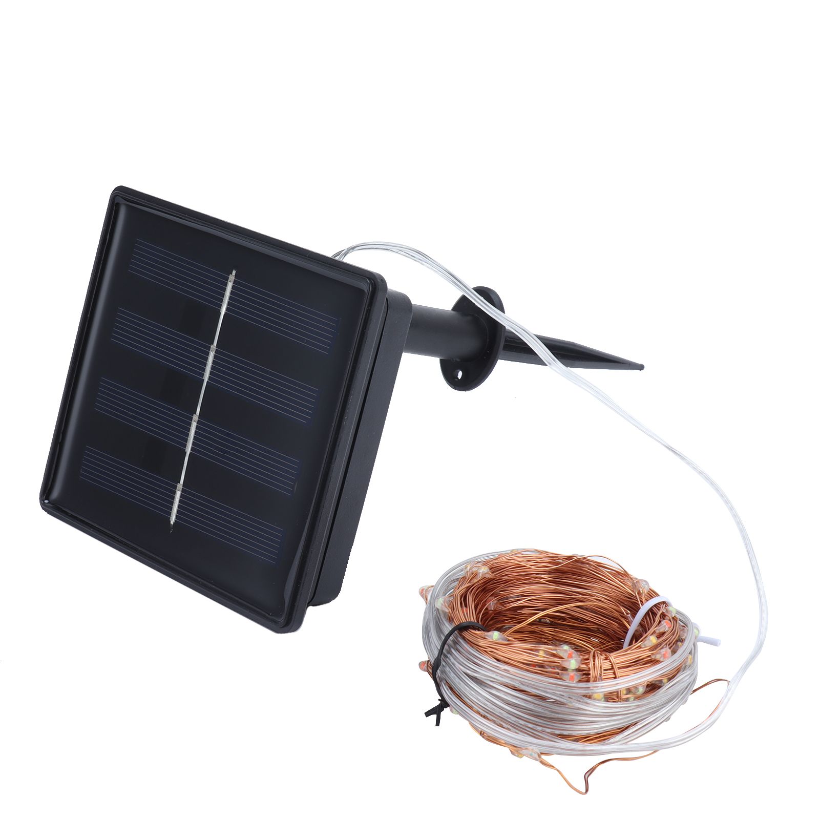 Waterproof Solar String Lights Colorful Copper Wire Lights with 8 Modes for view 3