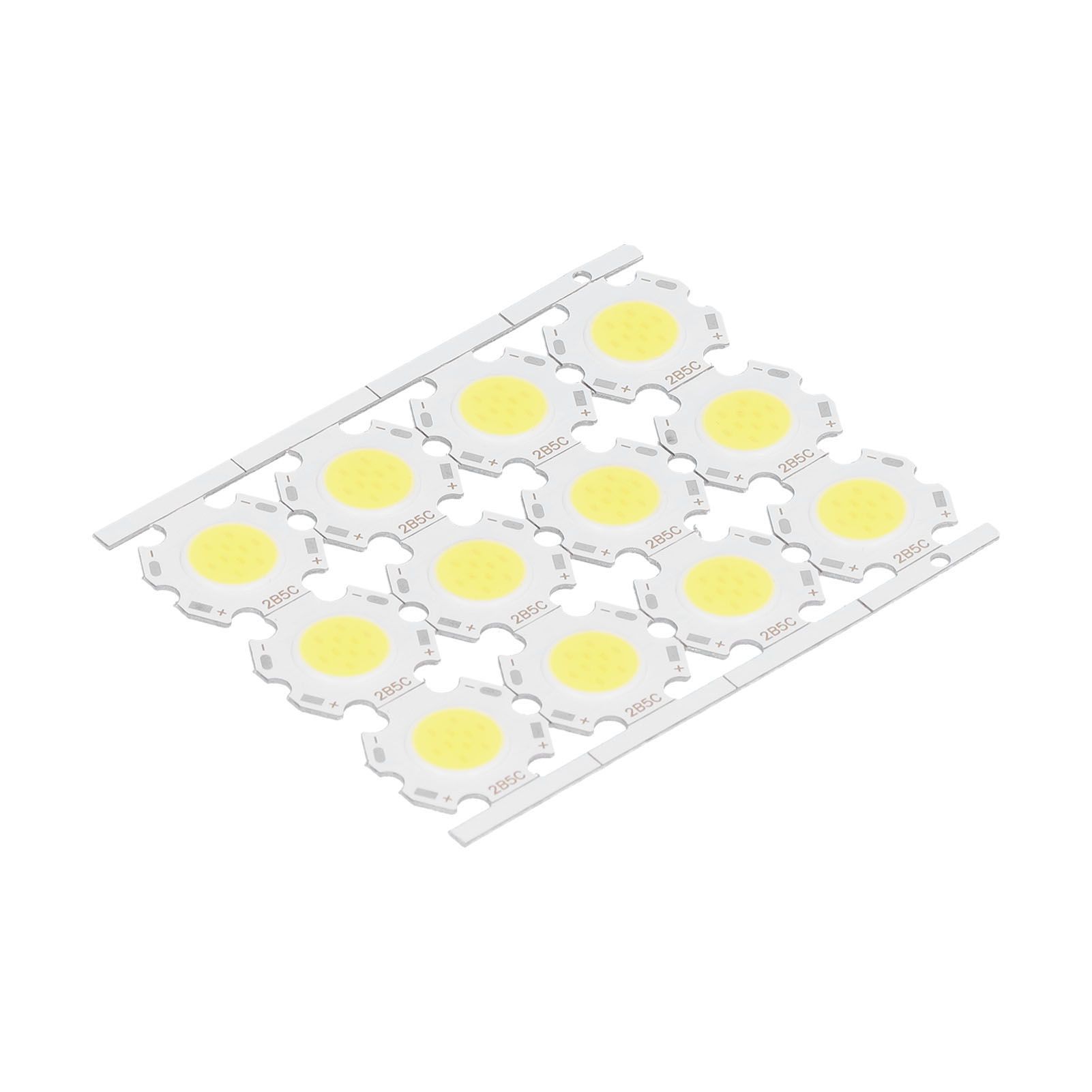 12Pcs LED Chips COB Light Emitter Component 5W 15‑17V for DIY Spotlights view 6