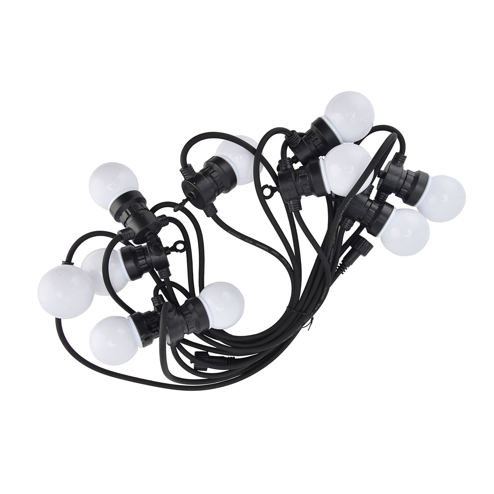 G50 Bulb String Light 5M 10LED White Globe Bulb Decorative Lamp for Outdoor view 8