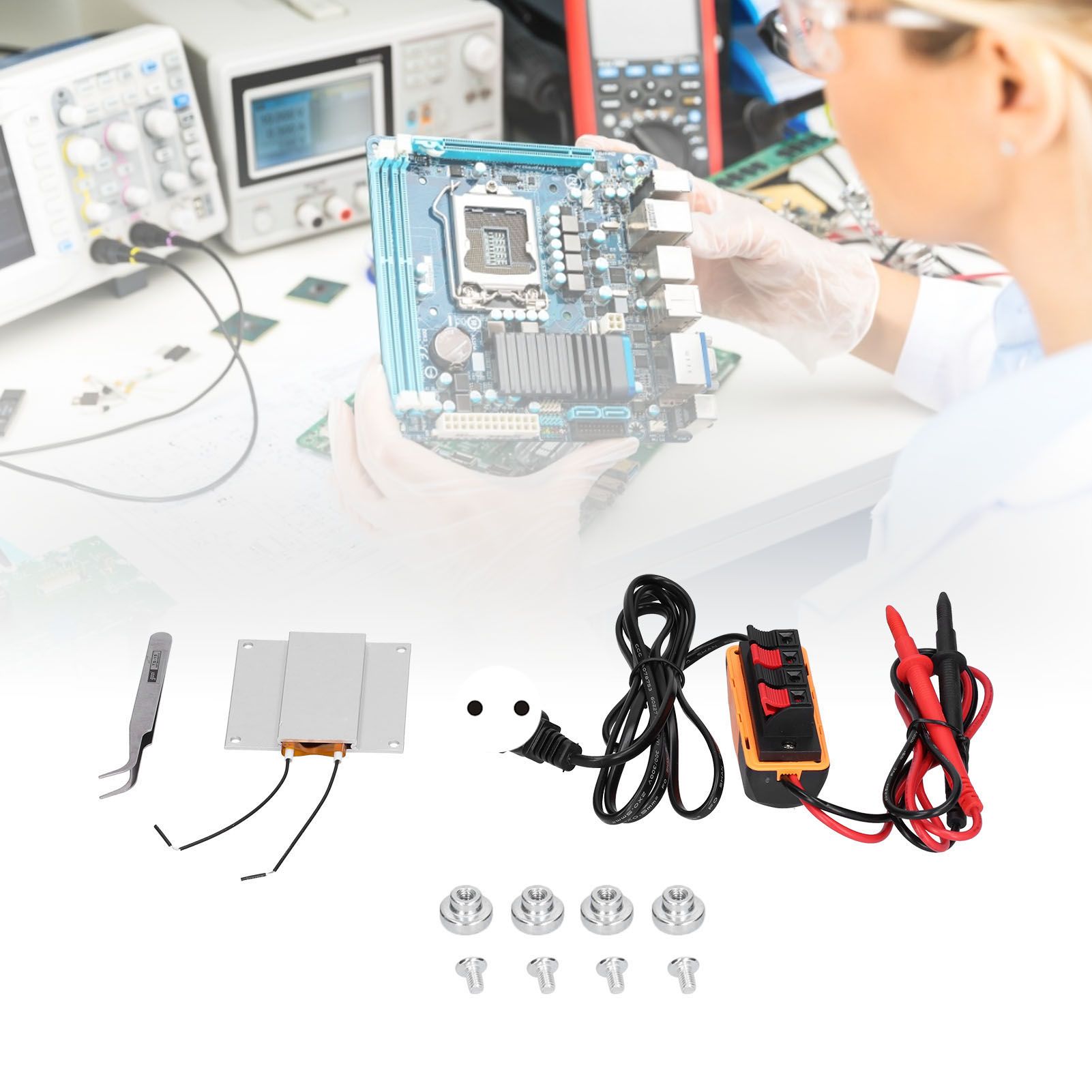 300W PTC Heating Soldering Plate LED Chip Welding Station for LED Repair DIY view 11