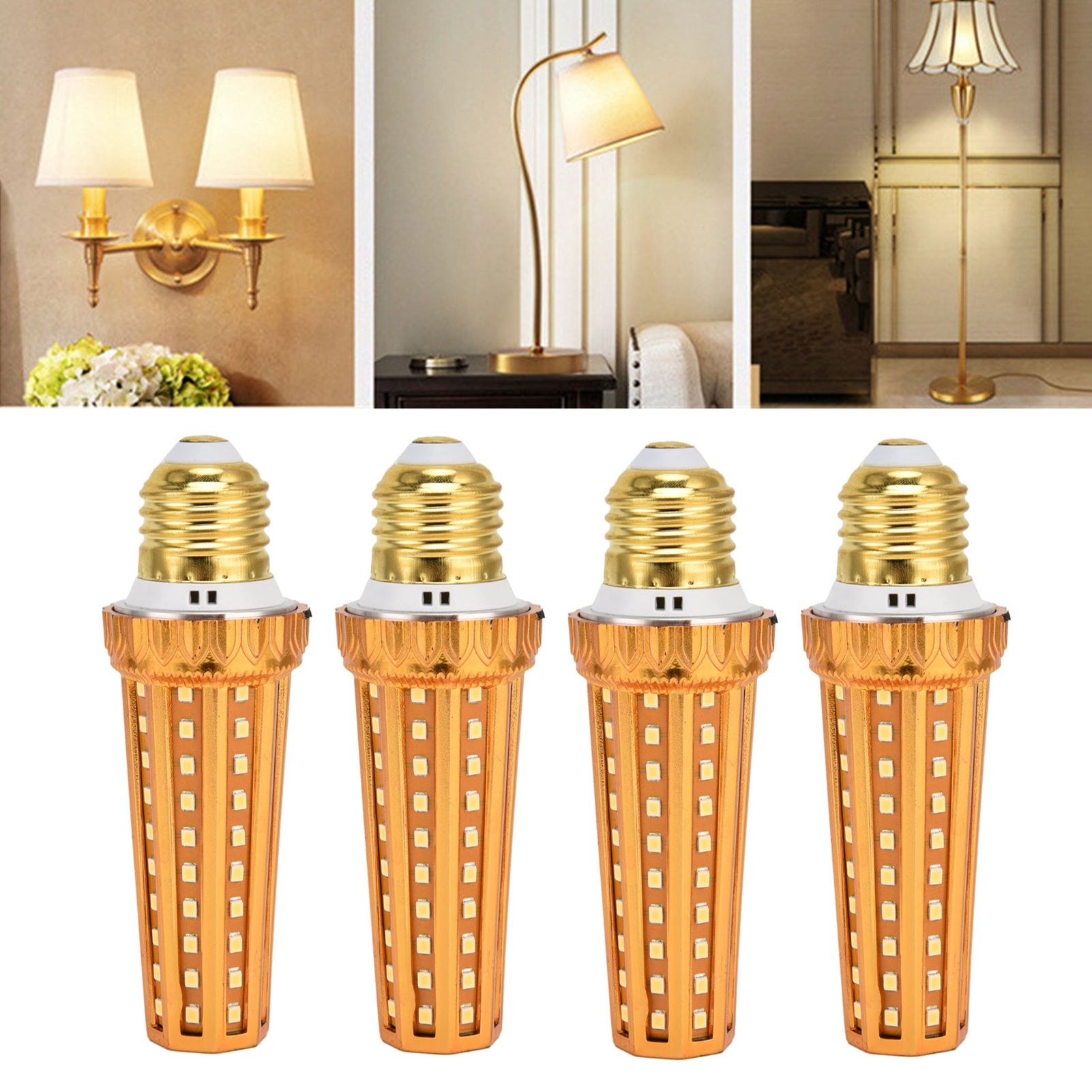 4Pcs LED Corn Light Bulb E27 17W 3200LM Bulb for Indoor Warehouse Basement view 11