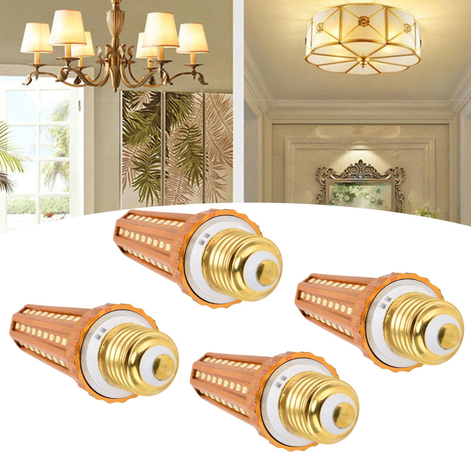 4Pcs LED Corn Light Bulb E27 17W 3200LM Bulb for Indoor Warehouse Basement view 12