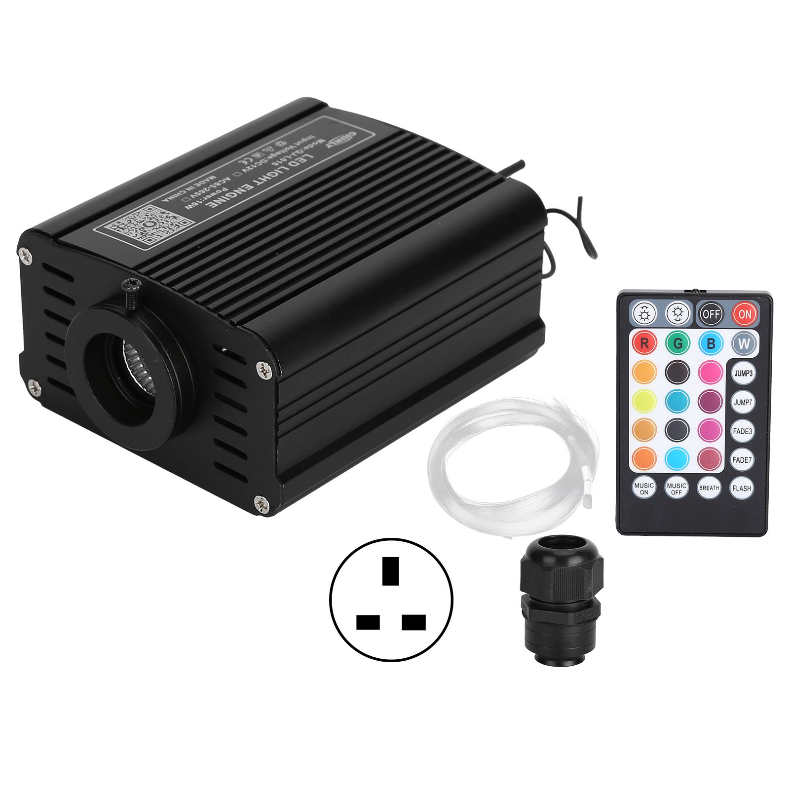 LED Fiber Optic Light 16W/RGBW Ceiling Fiber Optic Light for Car Roof Home view 2