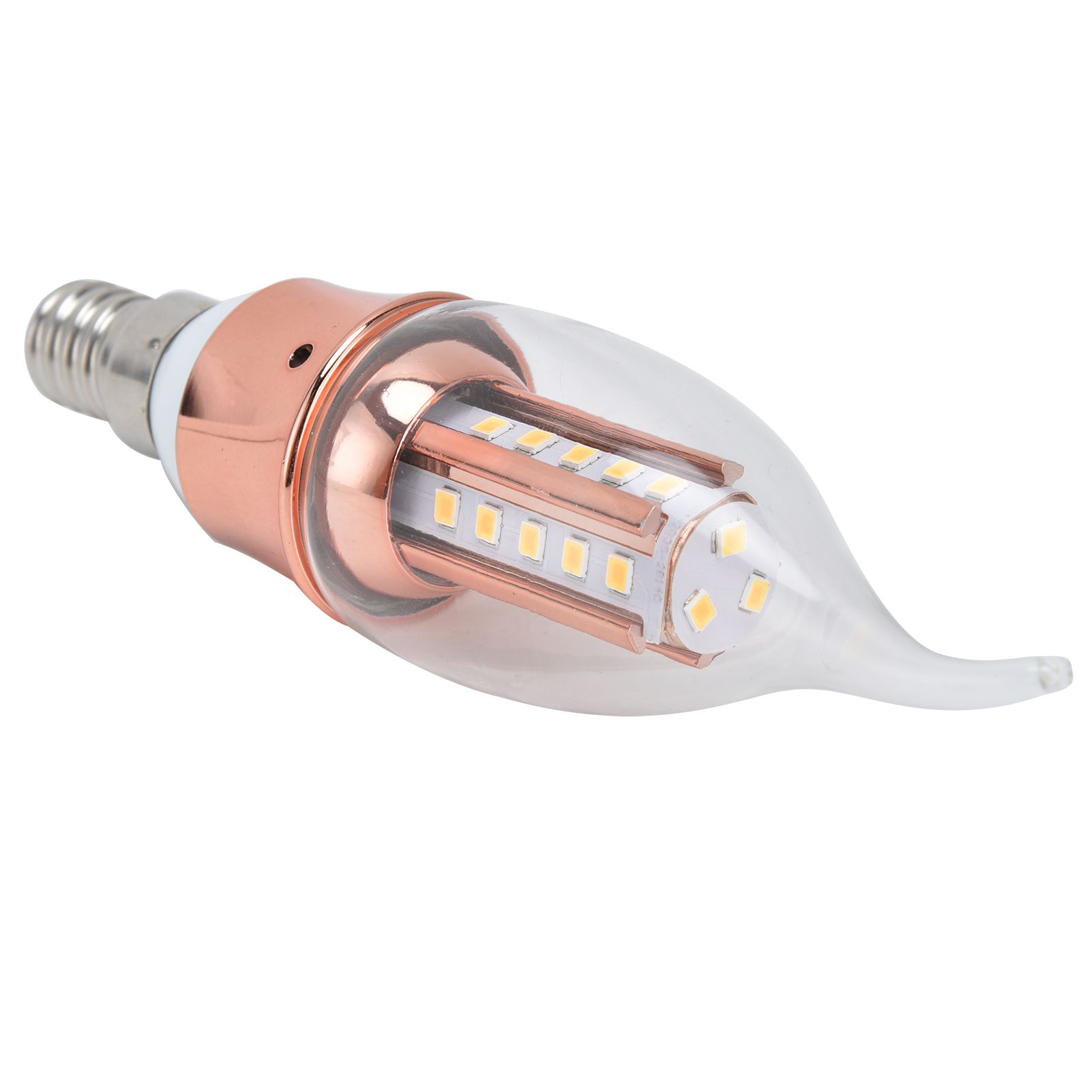 E14 Lamp Bulb Crystal Chandelier 9W LED Candle Bulb for Home Living Room Warm view 6