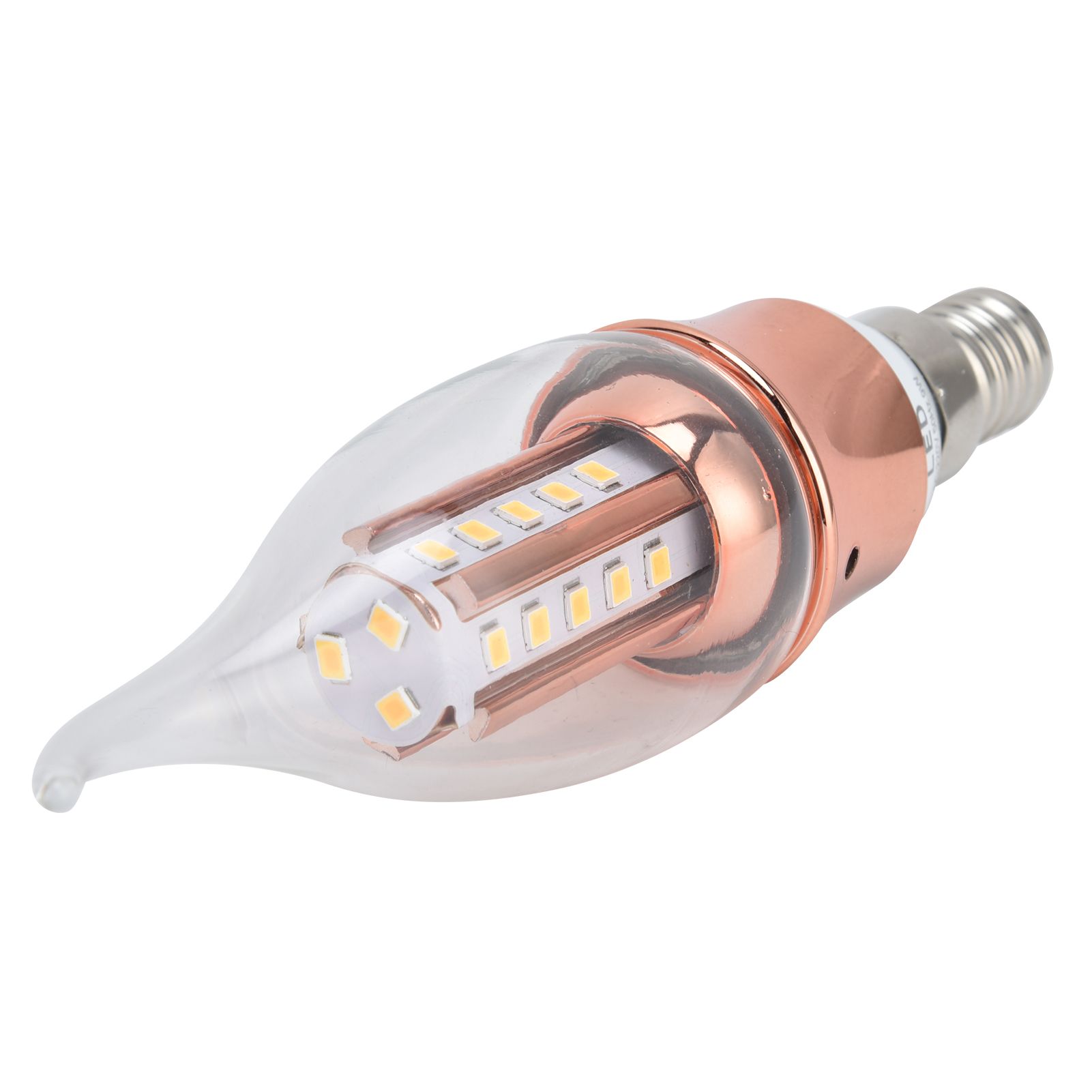 E14 Lamp Bulb Crystal Chandelier 9W LED Candle Bulb for Home Living Room Warm view 9