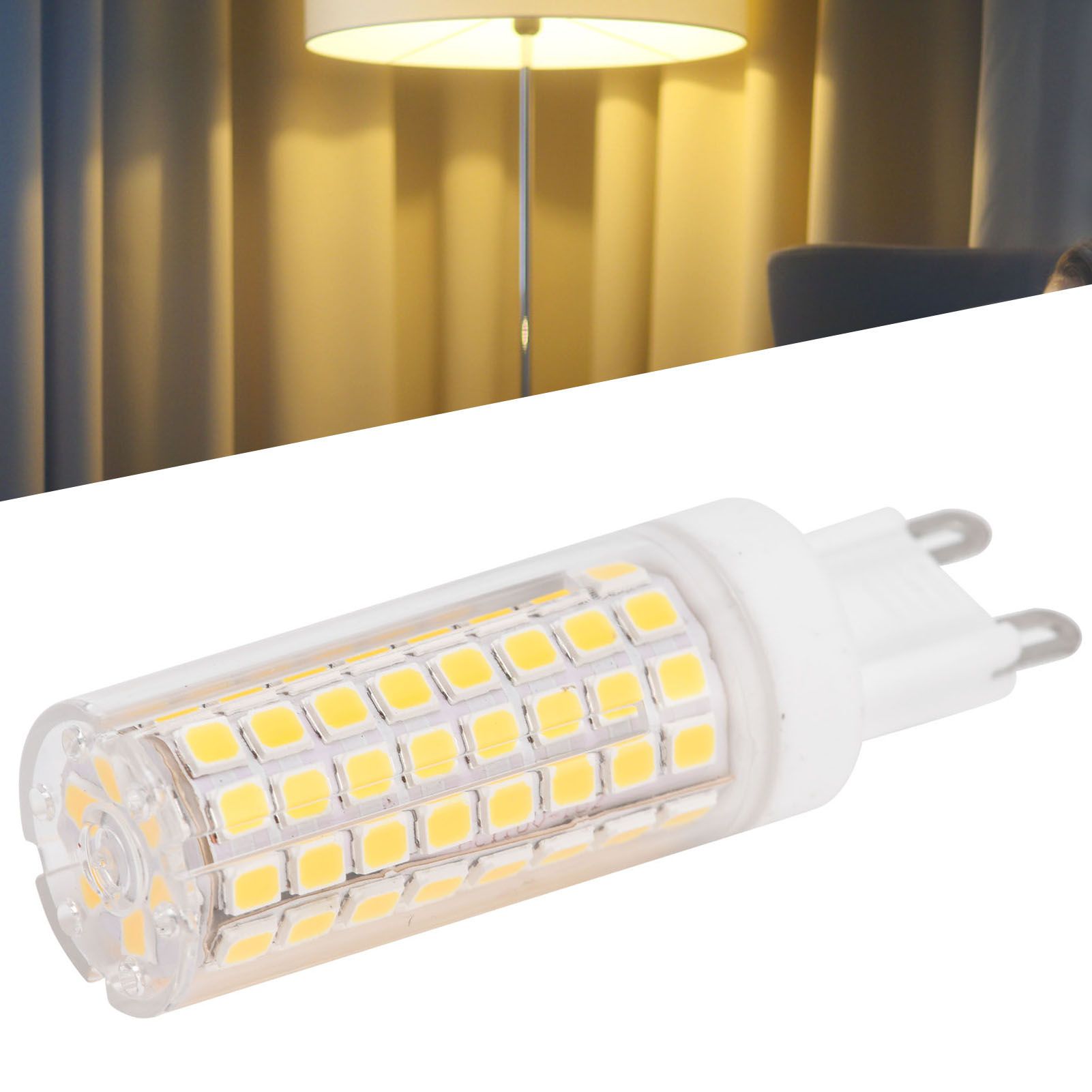 G9 Lamp Bulb 1000LM 102LED Ceramic Dimmable Corn Bulb for Home Chandelier view 12