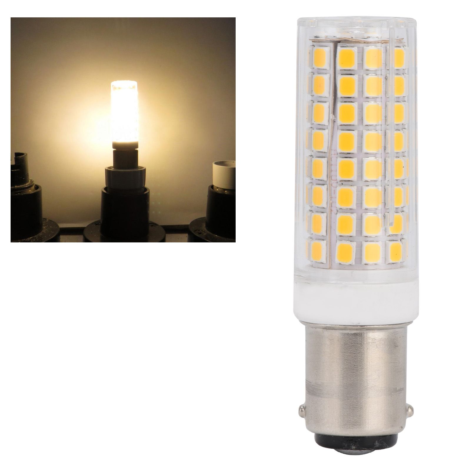 BA15D Bulb Dimmable 360° Lighting 1000LM 102LED Light Bulb for Chandelier view 11