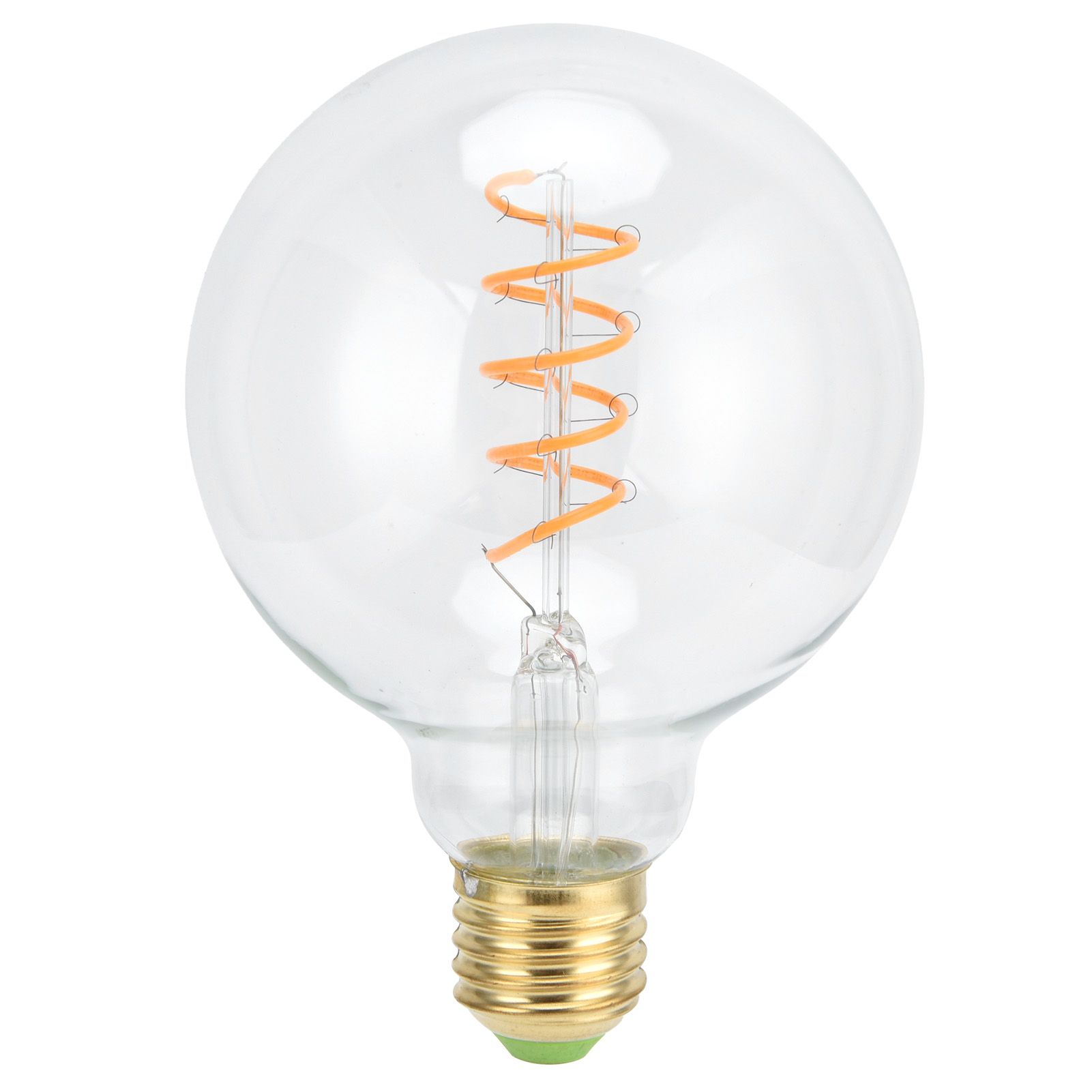 G95 LED Single Spiral Flexible Filament Light Bulb 27 4W 110V Retro Bulb for view 2