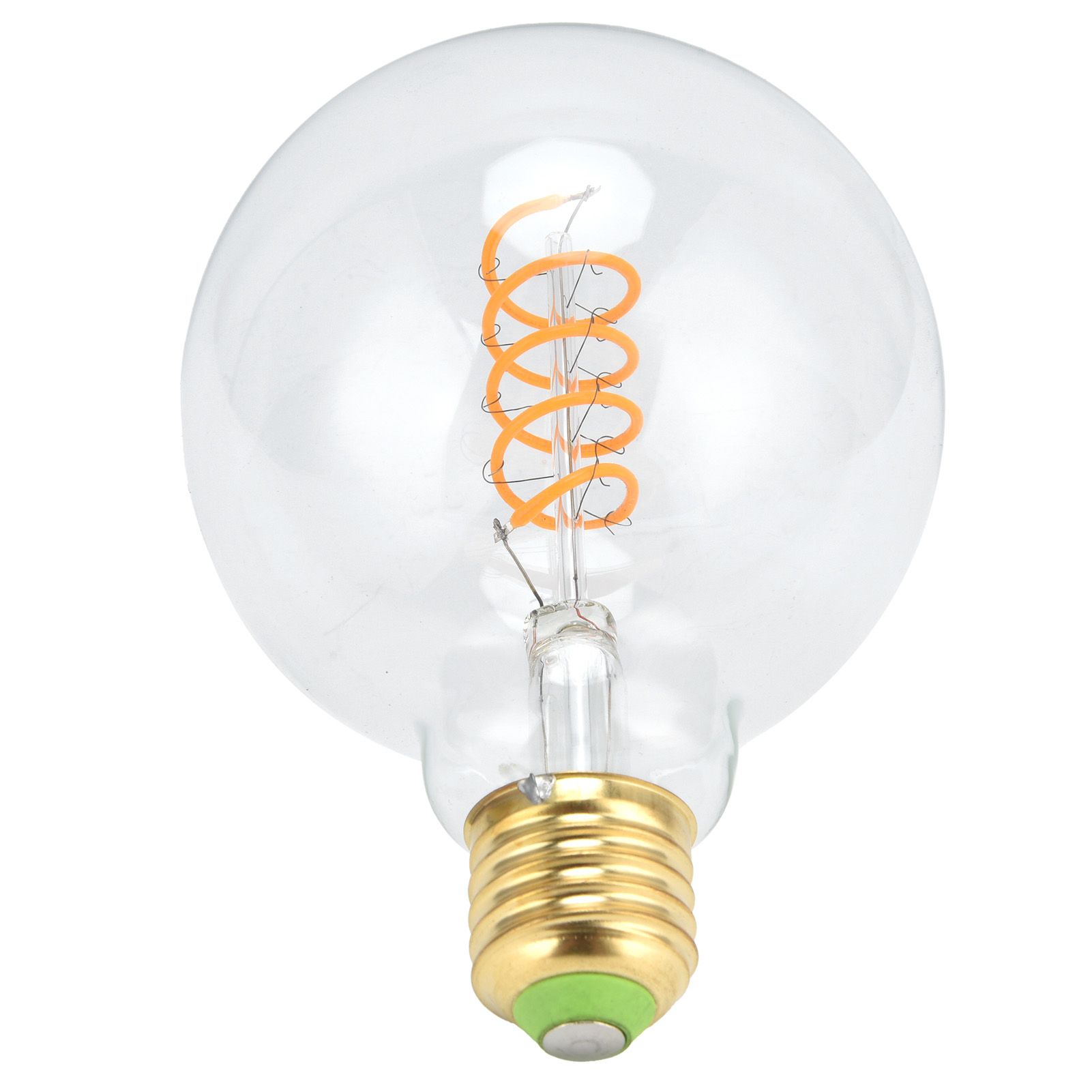 G95 LED Single Spiral Flexible Filament Light Bulb 27 4W 110V Retro Bulb for view 7