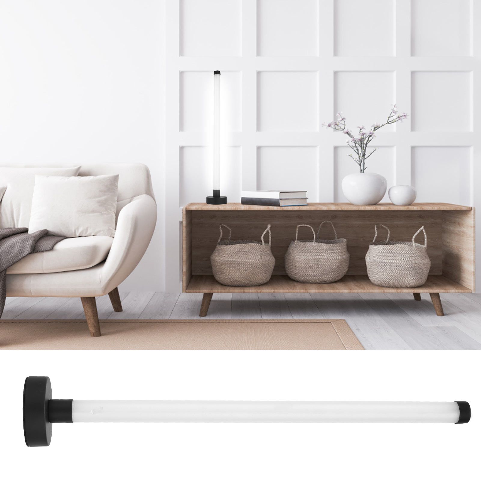 Simple Floor Lamp LED Corner Lamp Bedroom Living Room Standing Night Light view 11