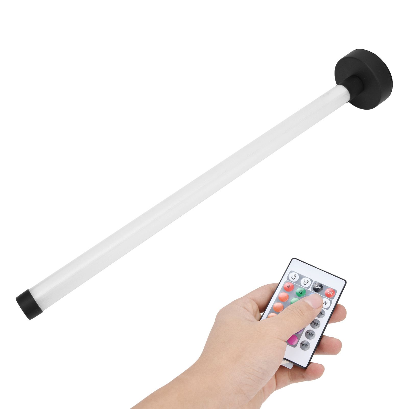 Floor Lamp RGB WIFI 16 Million Colors Modern 24‑Key Remote Control Vertical view 9