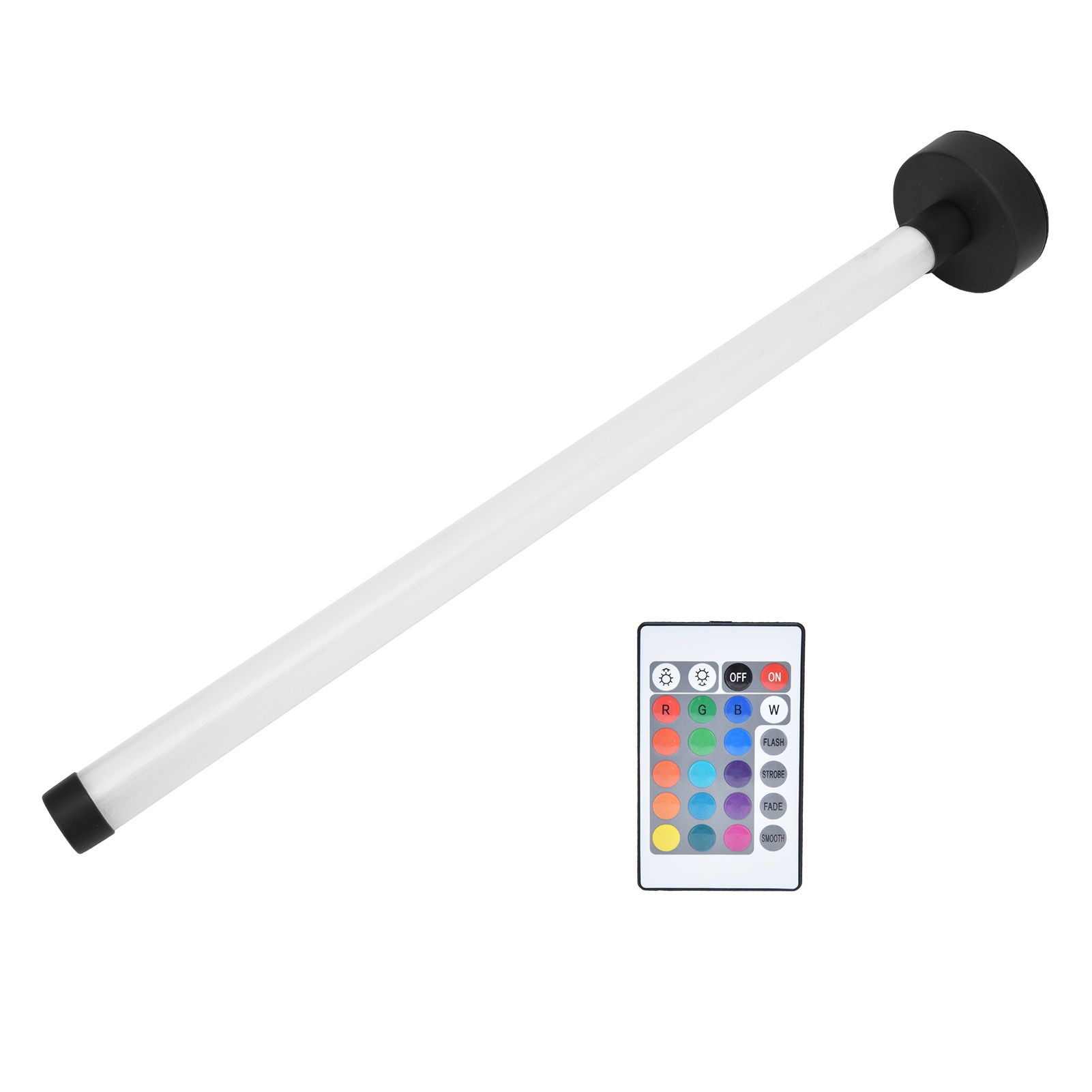 Floor Lamp RGB WIFI 16 Million Colors Modern 24‑Key Remote Control Vertical view 10