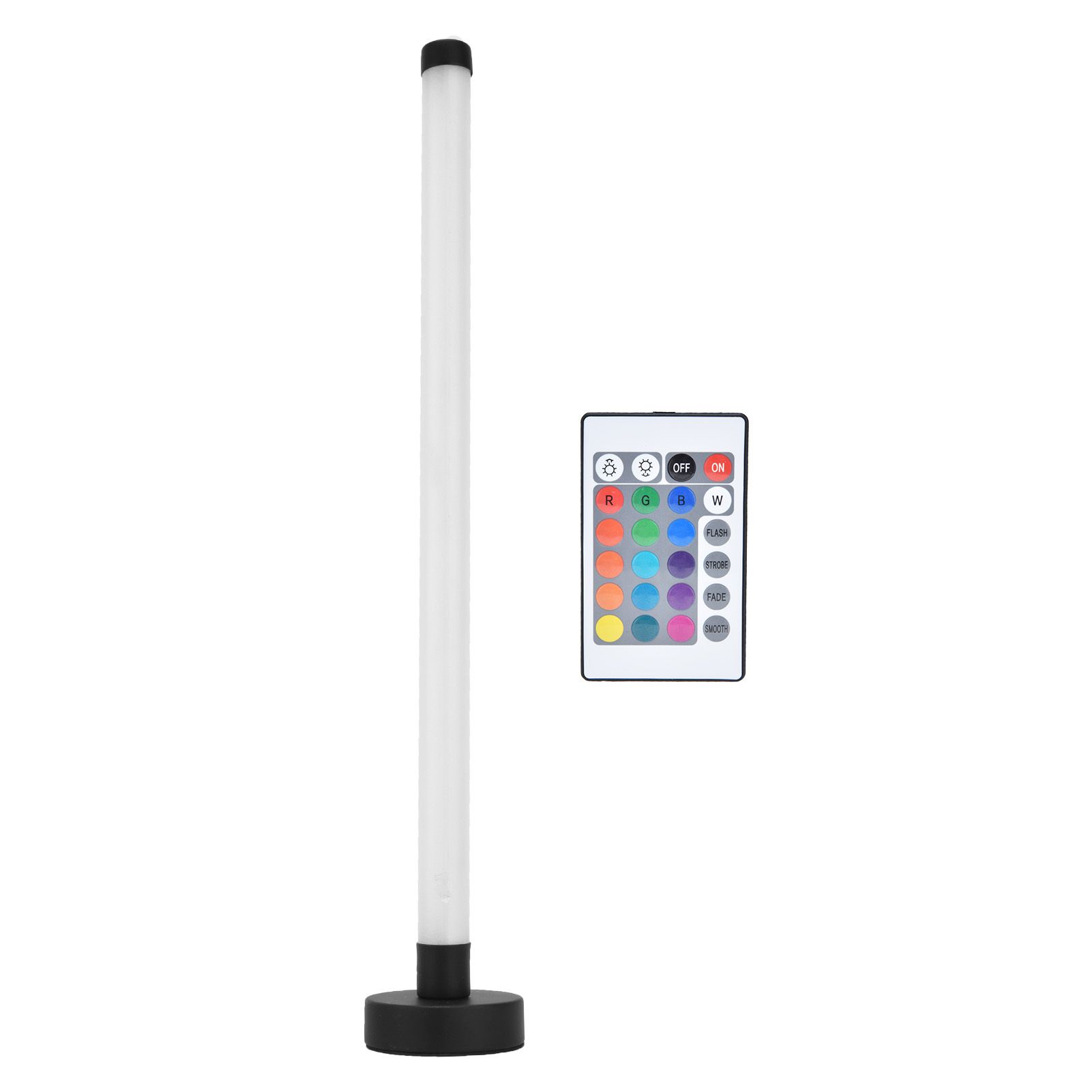 Floor Lamp RGB WIFI 16 Million Colors Modern 24‑Key Remote Control Vertical view 3