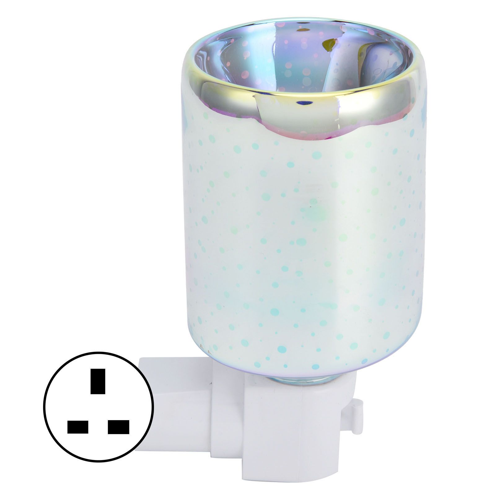 3D Electric Candle Melter Cylinder Shape Smokeless Wax Warmer Night Light for view 7