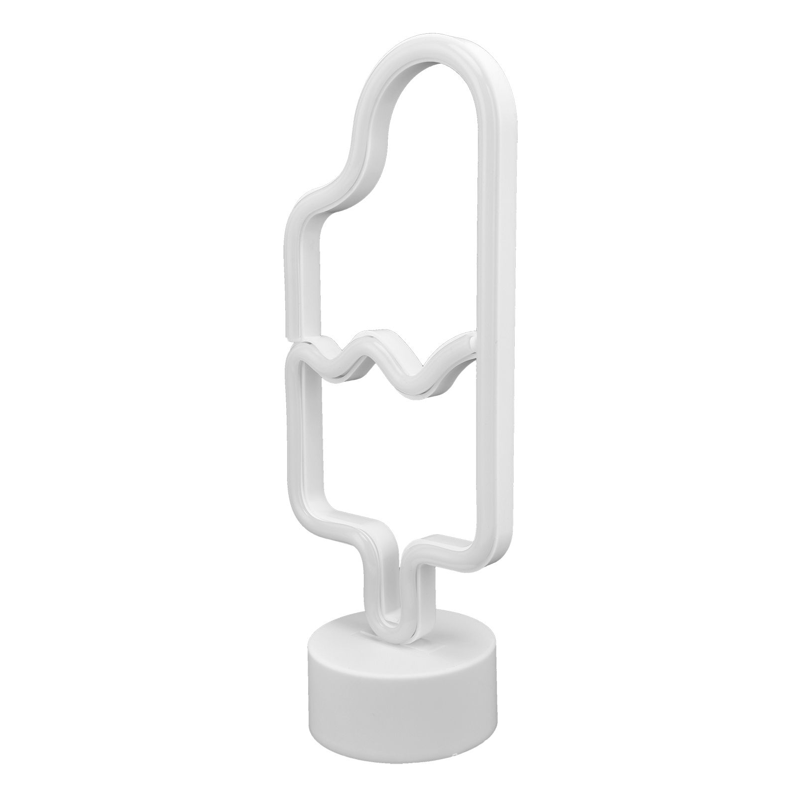 LED Neon Lamp Cute Ice Cream Neon Sign Light with Base Baby's Room Bar Party view 6