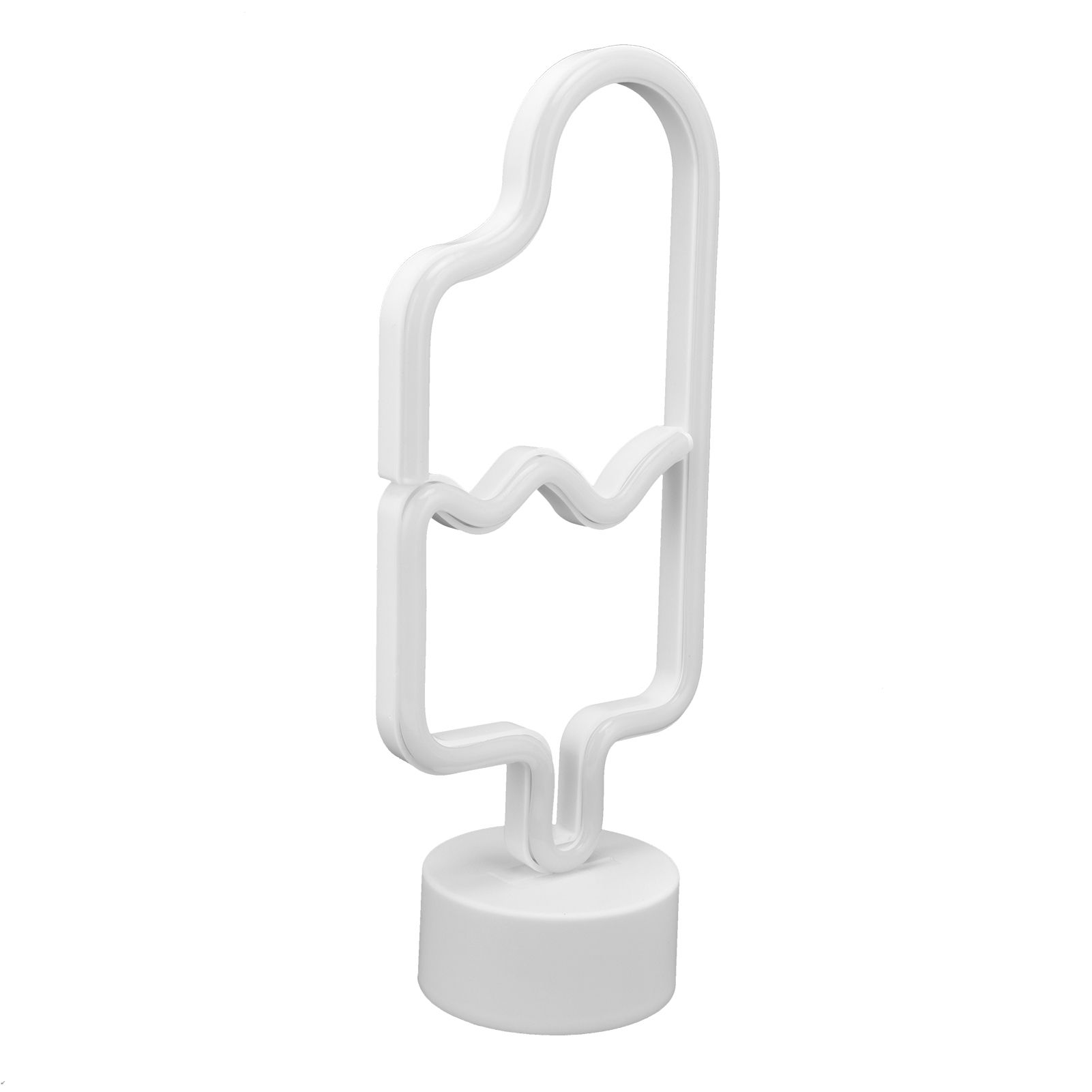 LED Neon Lamp Cute Ice Cream Neon Sign Light with Base Baby's Room Bar Party view 7