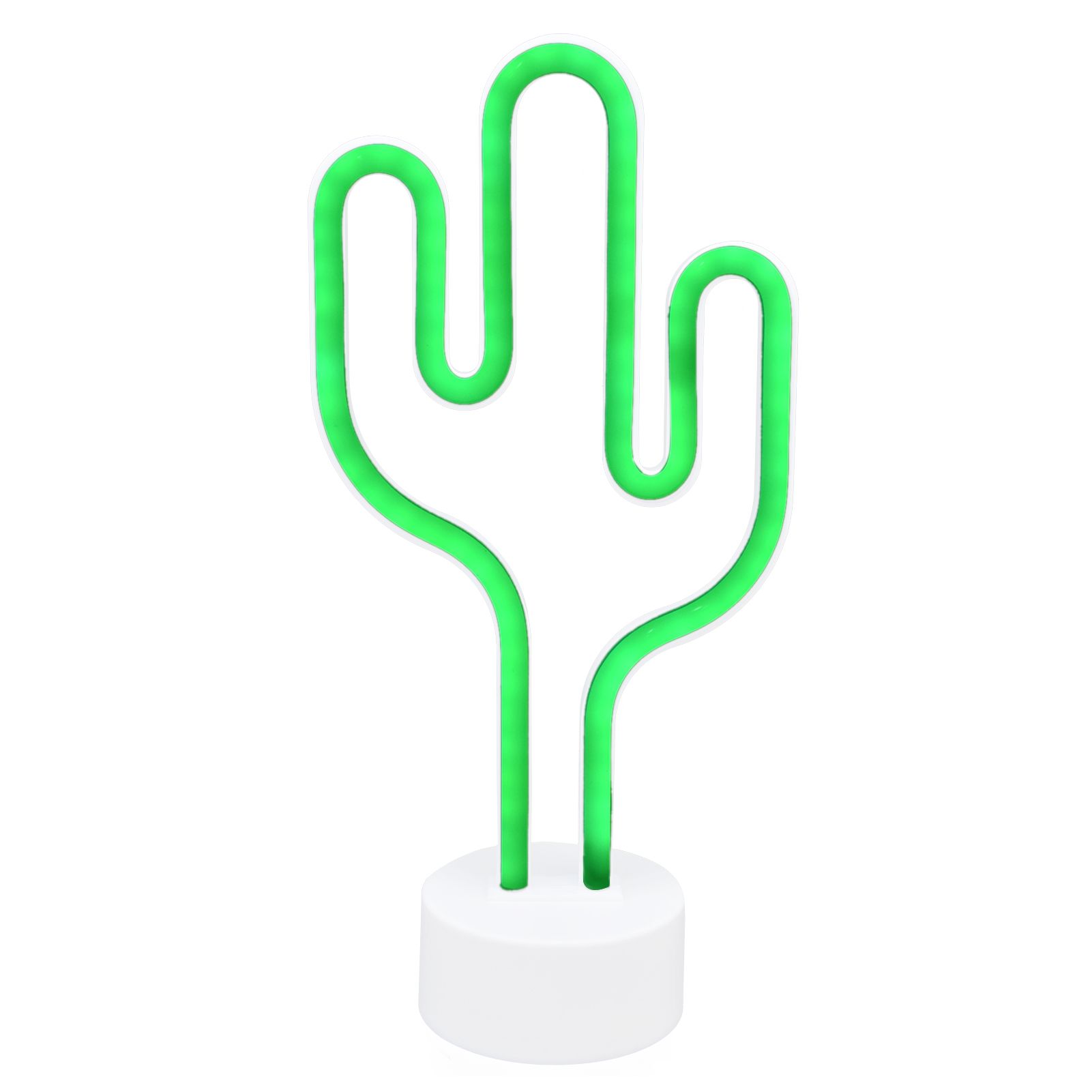 Cactus Neon Sign Light with Base Night Lamp Battery Operated for Living Room view 2