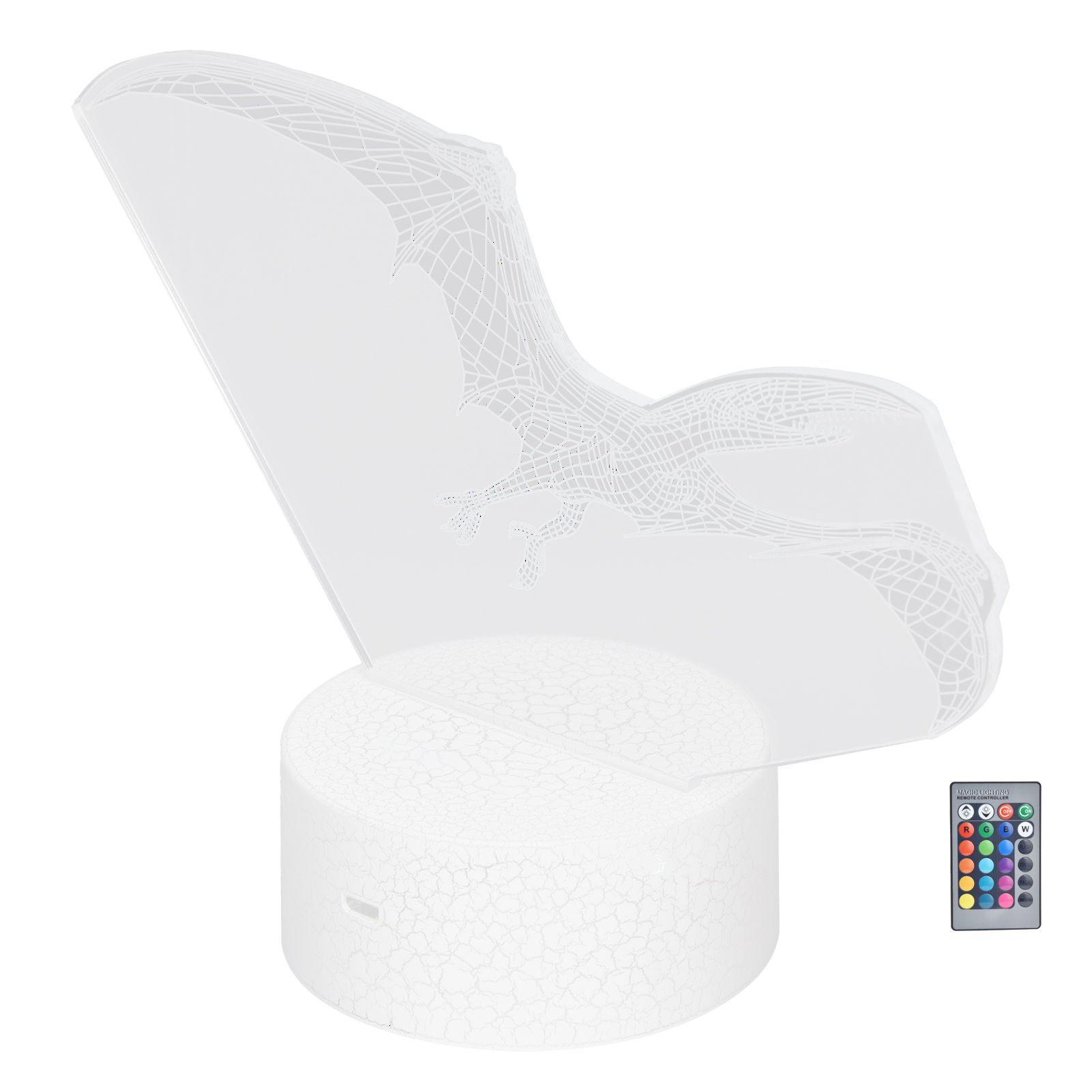 Night Light with Remote Control 16 Colors Changing Dimmable Night Lamp view 9