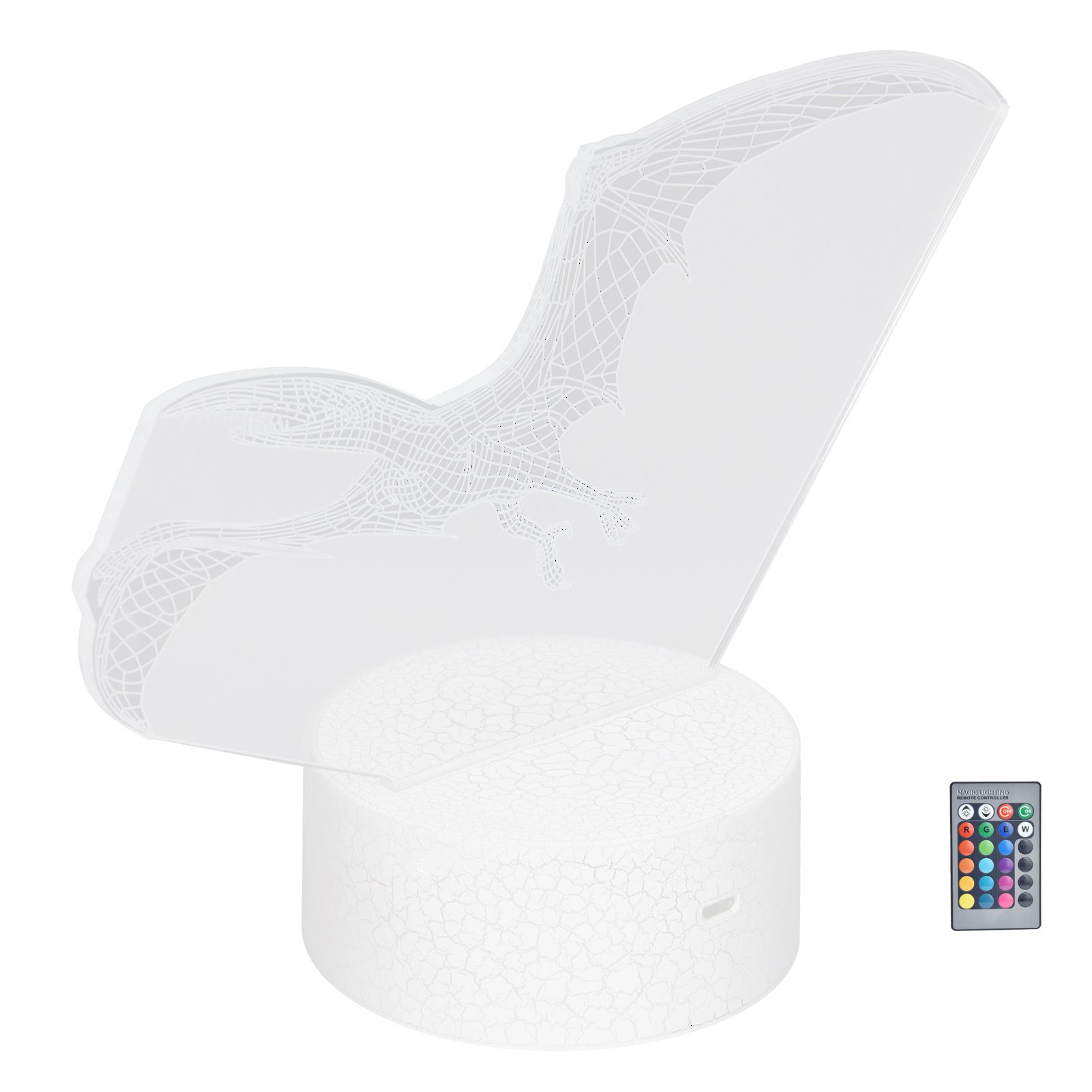 Night Light with Remote Control 16 Colors Changing Dimmable Night Lamp view 10