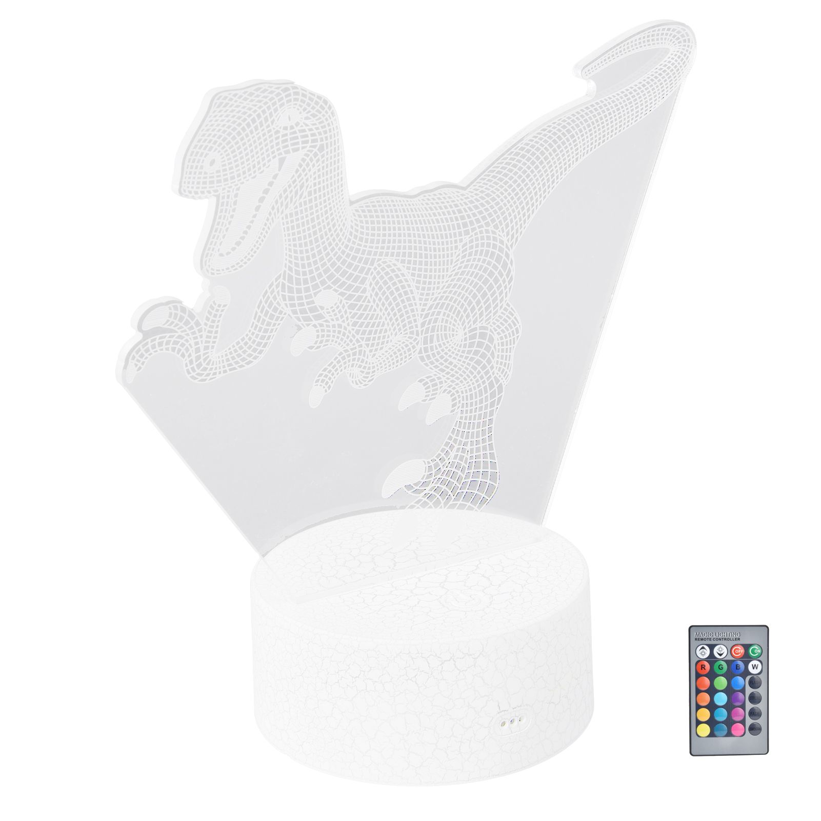 Touch Night Light 16 Colors Dimmable Remote Control Cartoon Night Light view 4