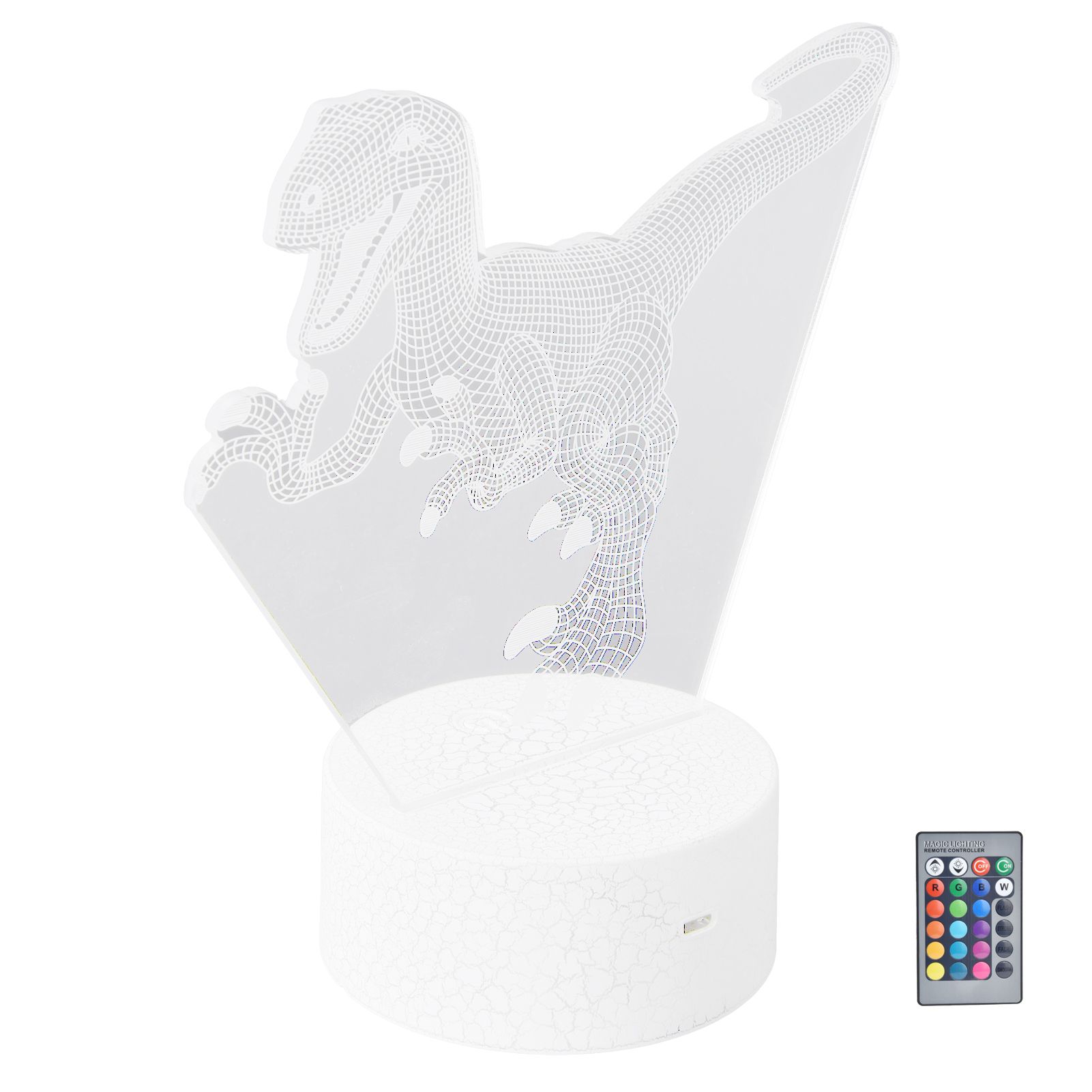 Touch Night Light 16 Colors Dimmable Remote Control Cartoon Night Light view 9