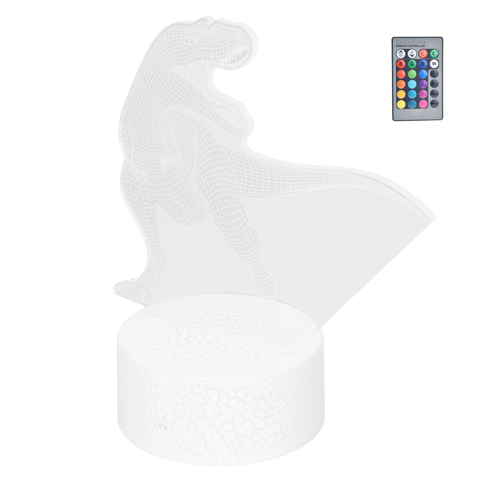 16 Colors Dimmable Lamp RGB 4 Modes Touch Night Light with Remote Control view 3