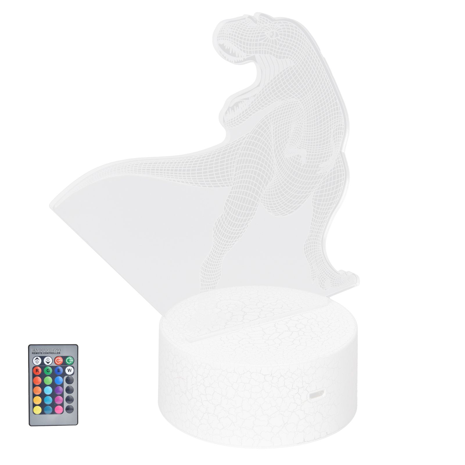 16 Colors Dimmable Lamp RGB 4 Modes Touch Night Light with Remote Control view 5