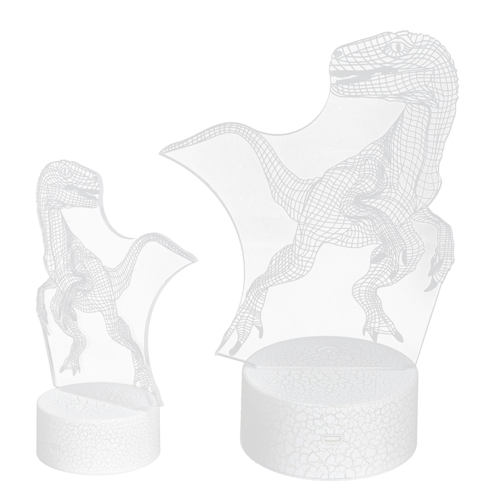 Dinosaur Lamp 16 Color 5 Levels Brightness 4 Modes Nightlight Decor for Living view 8