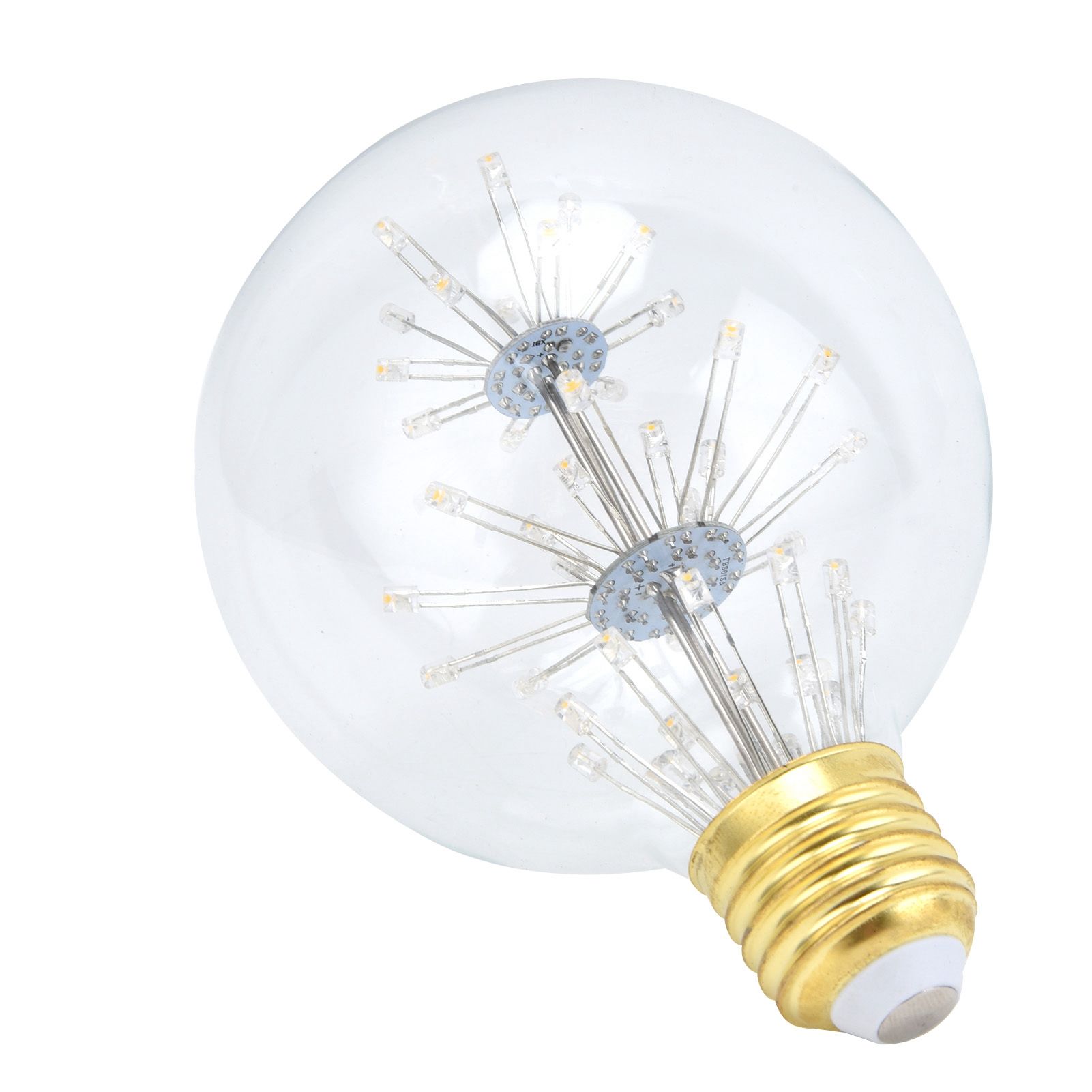 Antique LED Light Bulb 3W G95 E27 Globe Round Bulb for Festive Decoration Warm view 3
