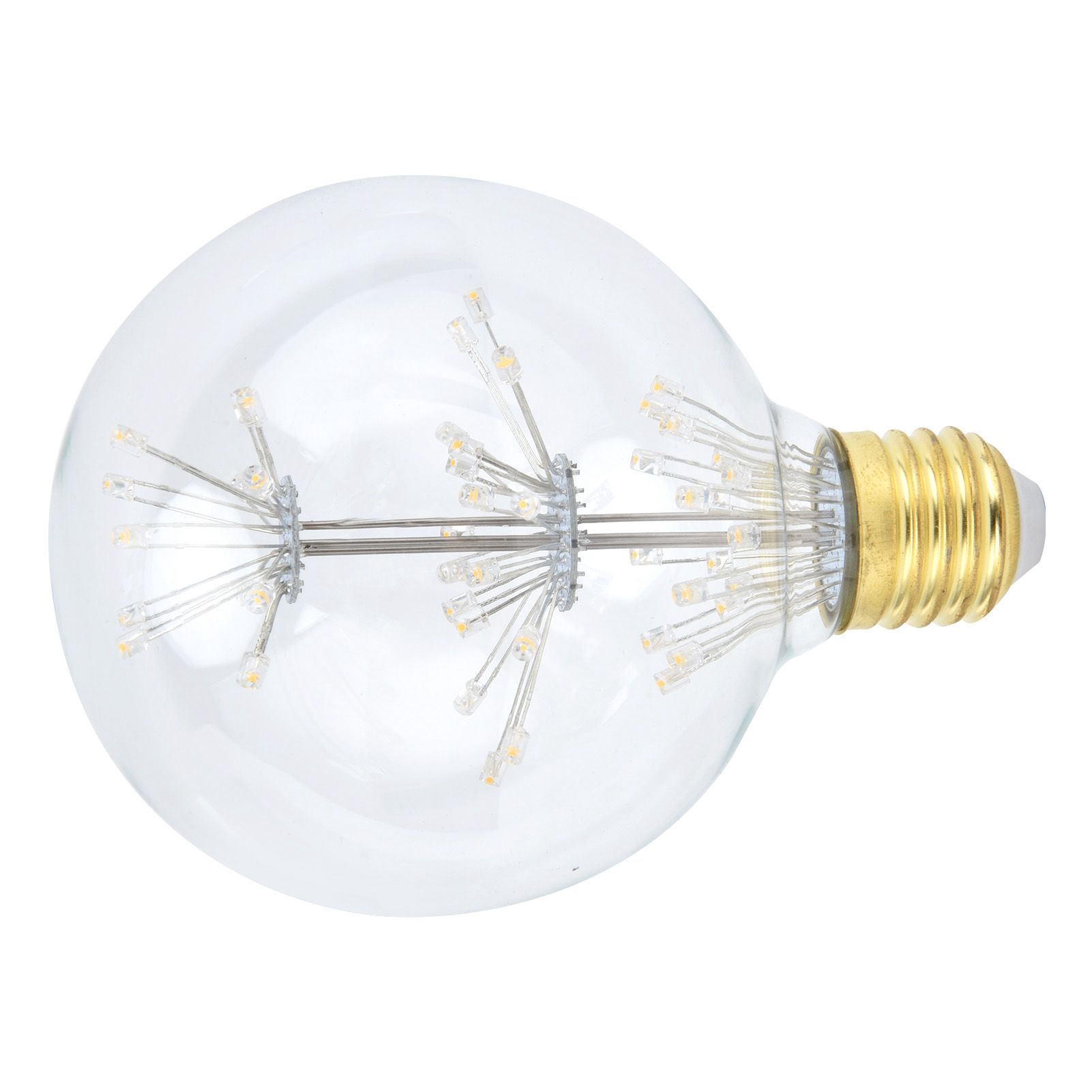 Antique LED Light Bulb 3W G95 E27 Globe Round Bulb for Festive Decoration Warm view 9