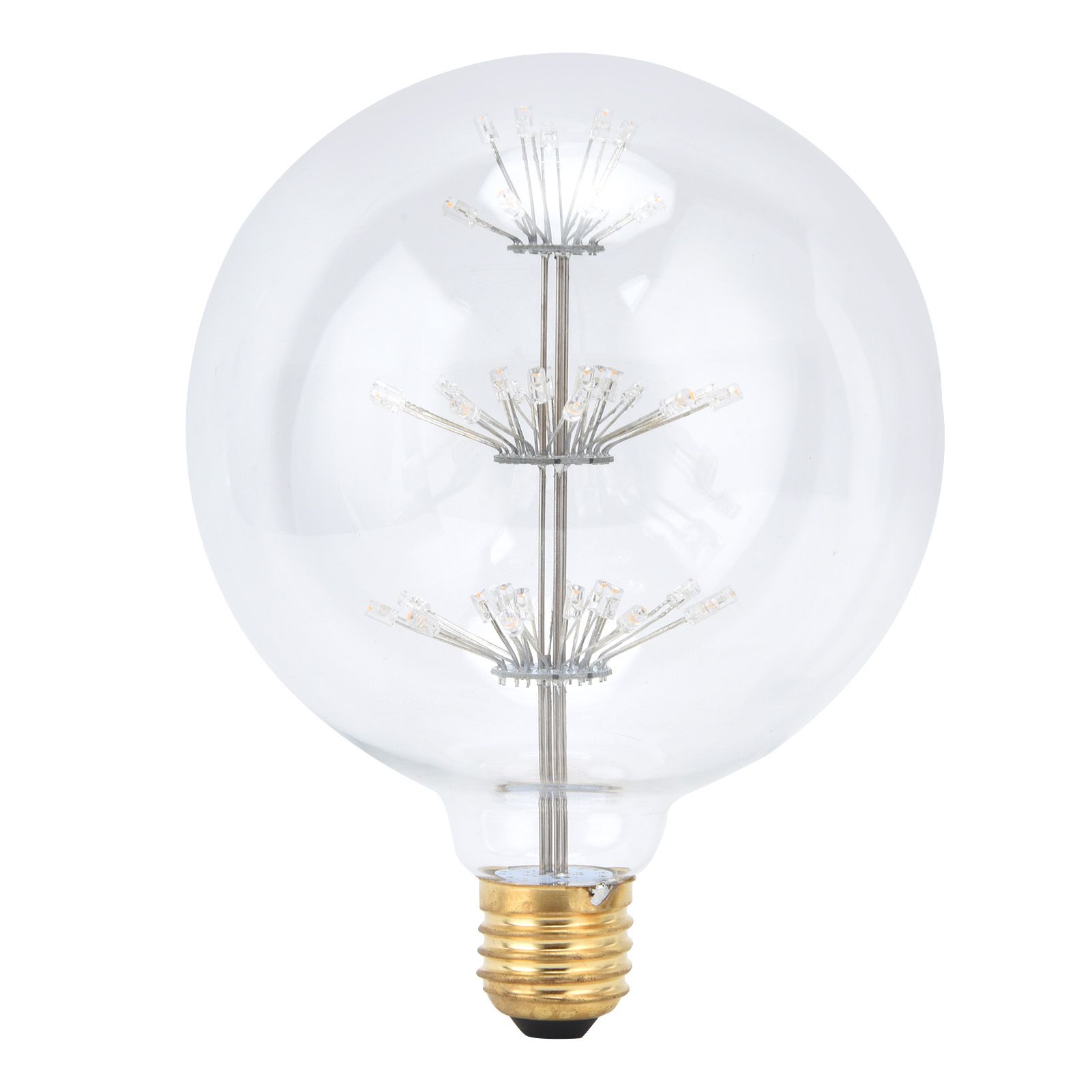 Antique Glass Light Bulb 3W G125 E27 Vintage Bulb for Holiday Party Festival view 2