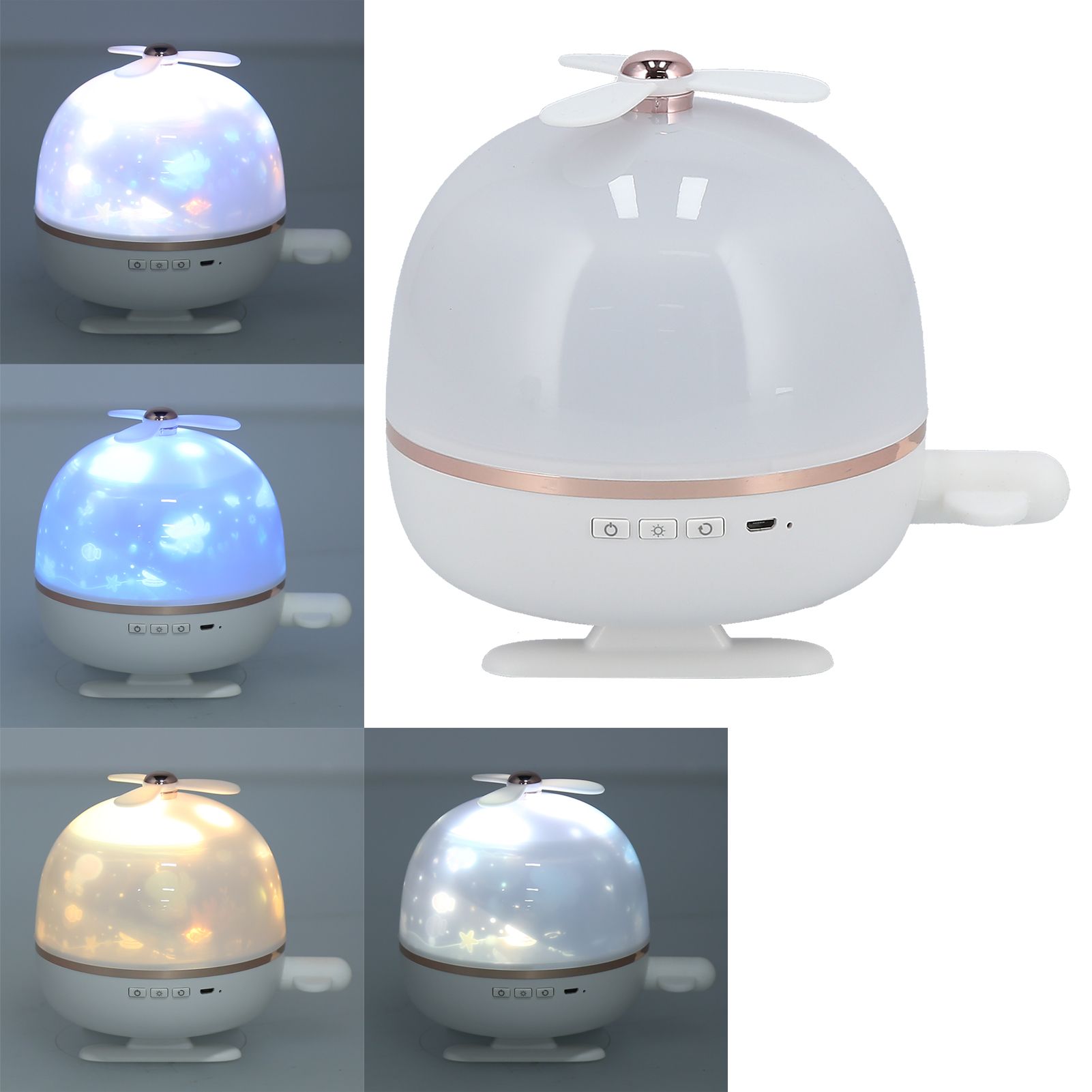 3 Dimensional Rotatable Light LED Babysbreath Pattern Remote Control USB view 8