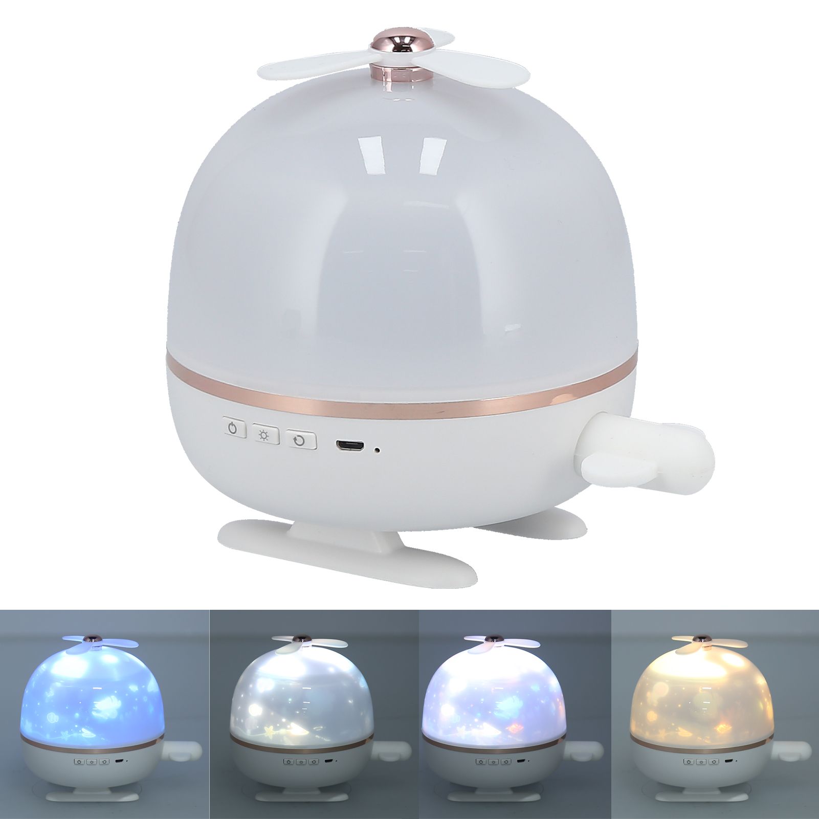 3 Dimensional Rotatable Light LED Babysbreath Pattern Remote Control USB view 9