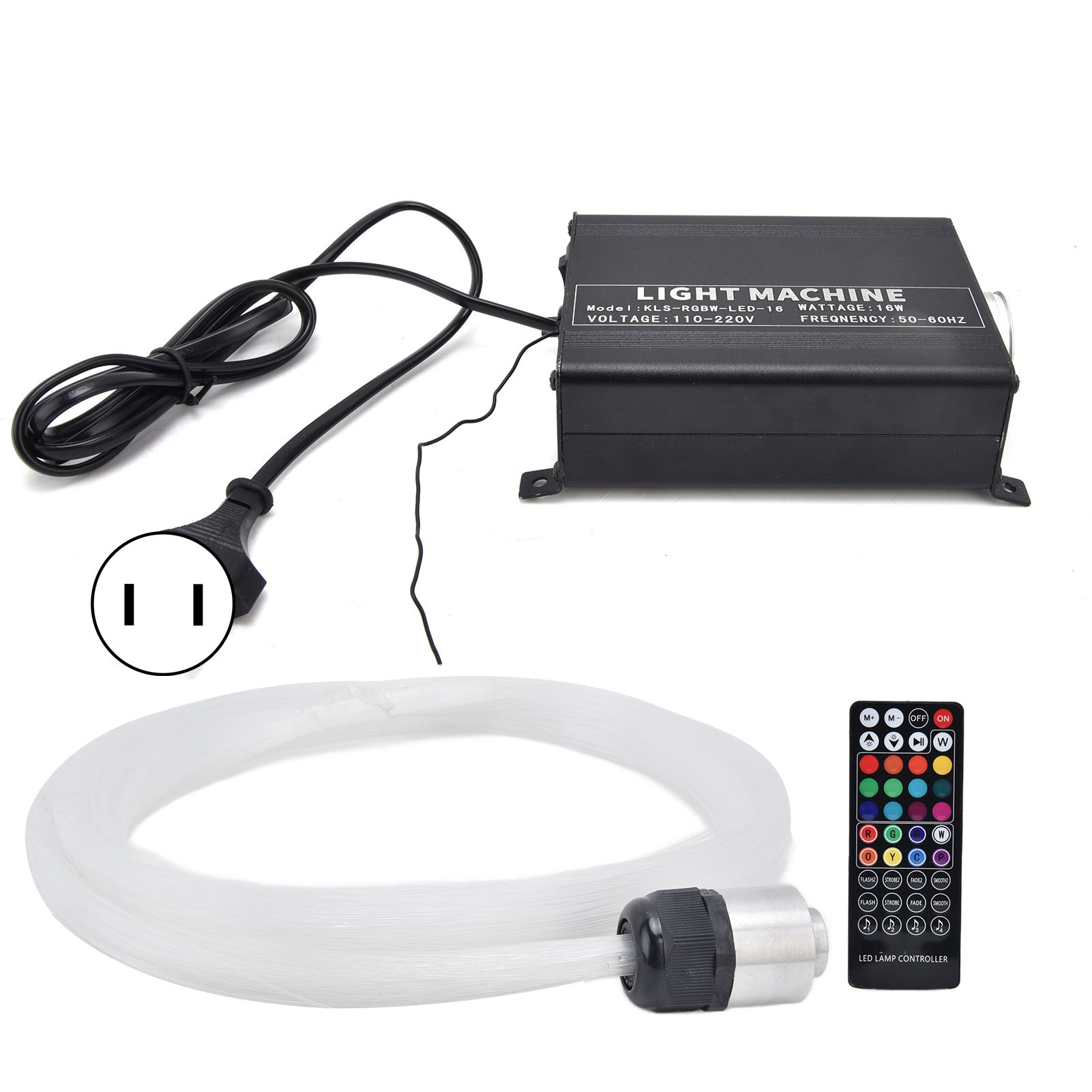 RGBW Fiber Optic Light with 40 Key Remote Control Star Ceiling Lamp Kit for view 2