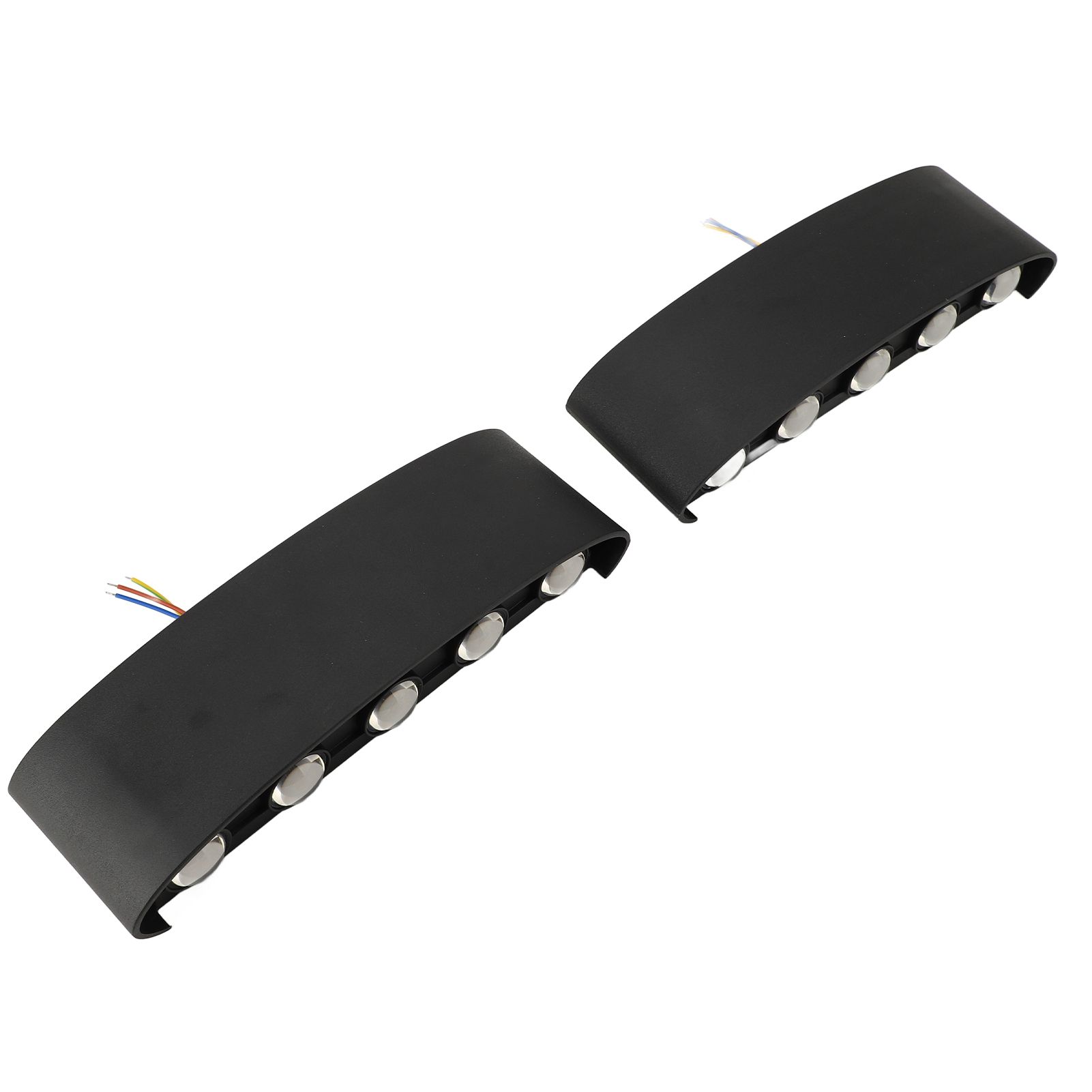 2pcs Hardwired Wall Mount LED Light Modern Simple Aluminum Hardwired Up and view 4